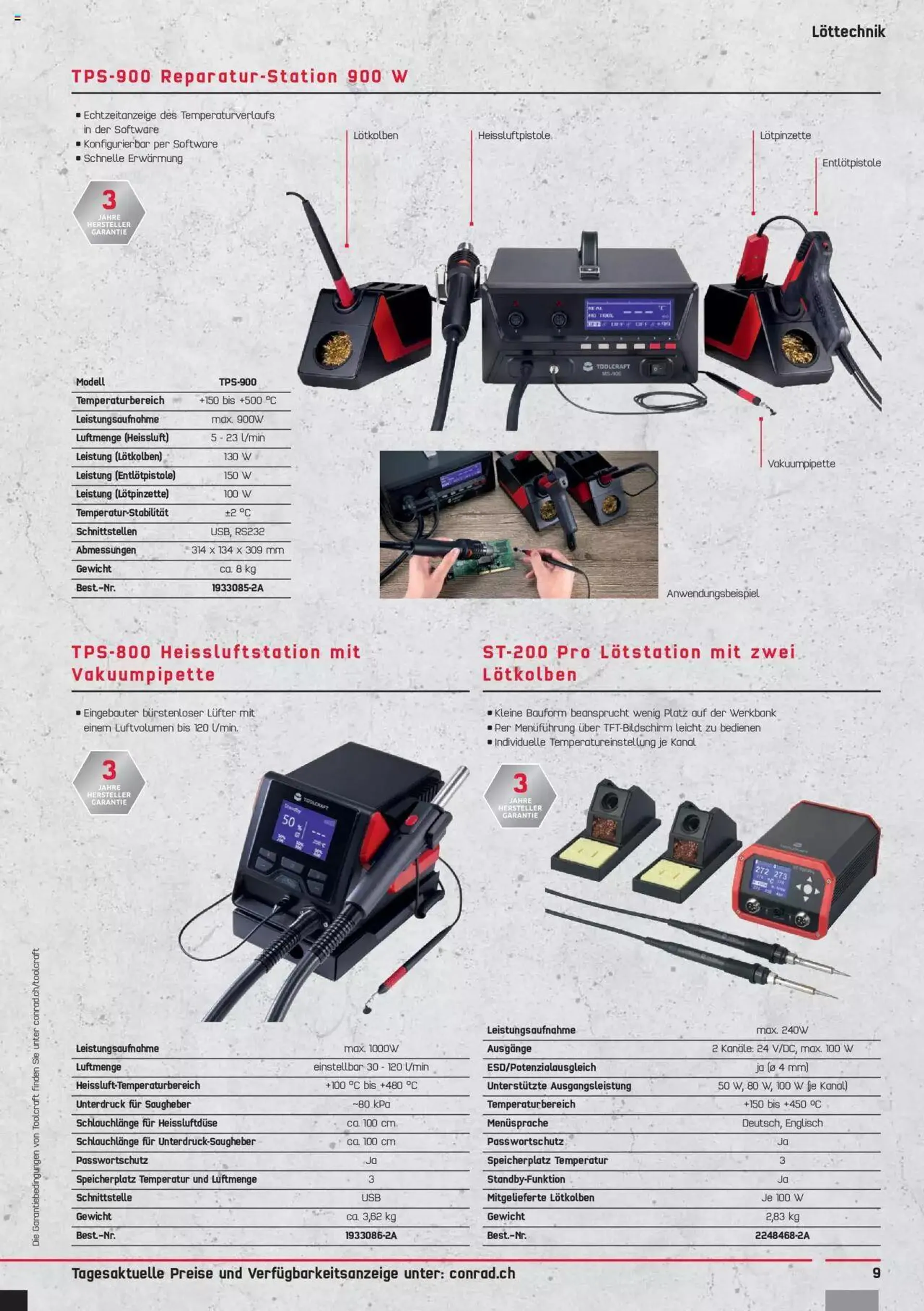 Conrad Aktionen Toolcraft von 27. Februar bis 31. Dezember 2024 - Prospekt seite  9