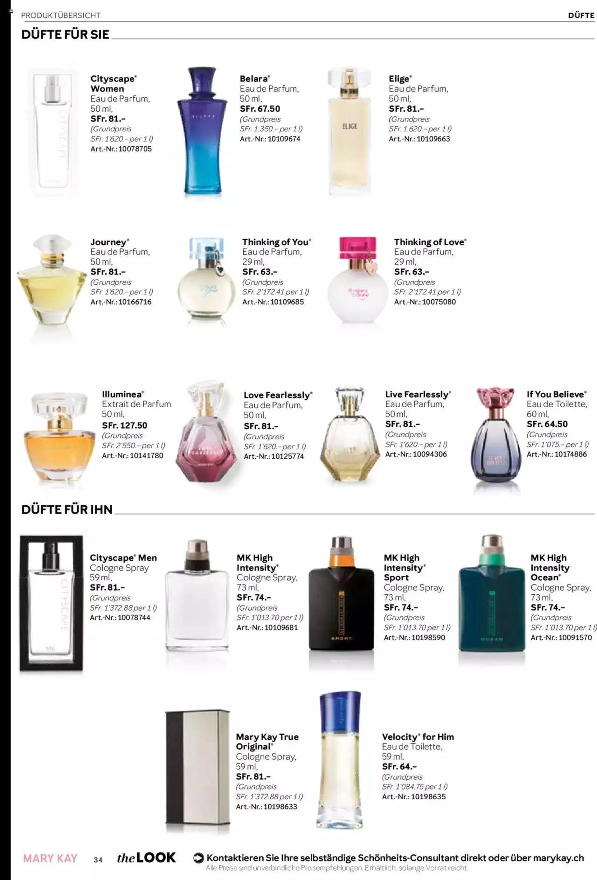 Mary Kay Aktionen von 16. April bis 31. Dezember 2024 - Prospekt seite  34