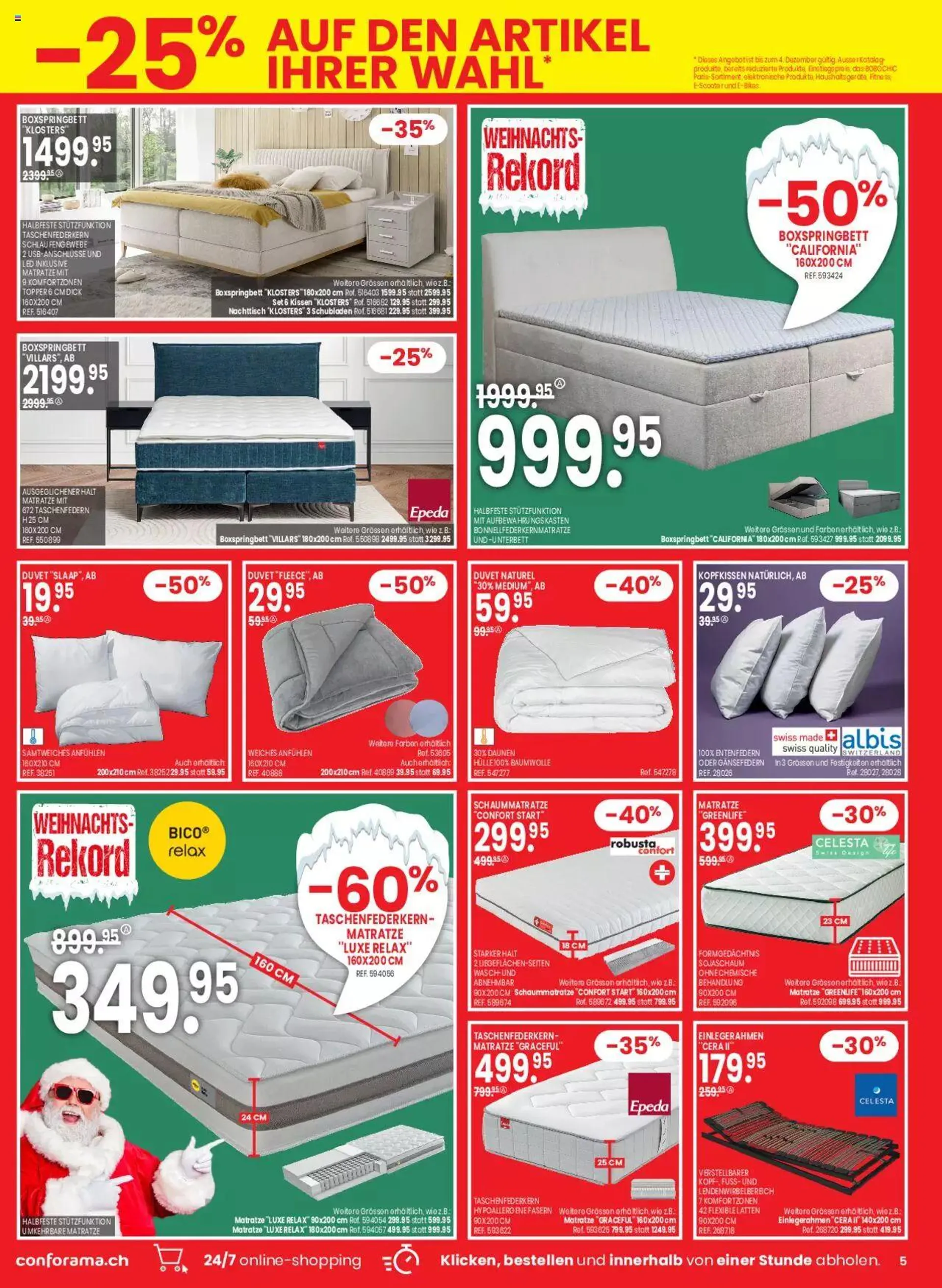 Conforama Aktionen von 28. November bis 11. Dezember 2023 - Prospekt seite  5