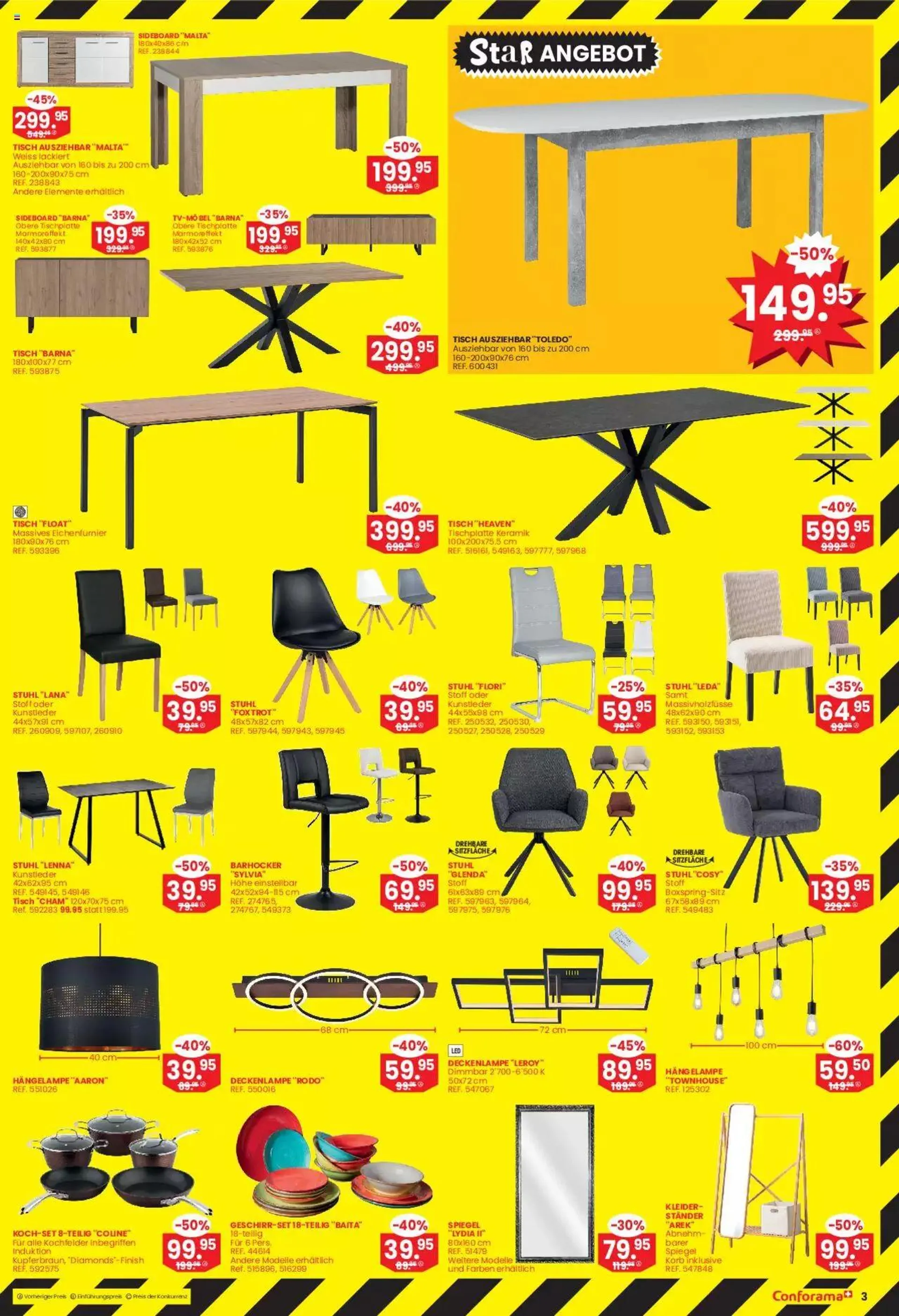 Conforama Aktionen von 23. April bis 6. Mai 2024 - Prospekt seite  3