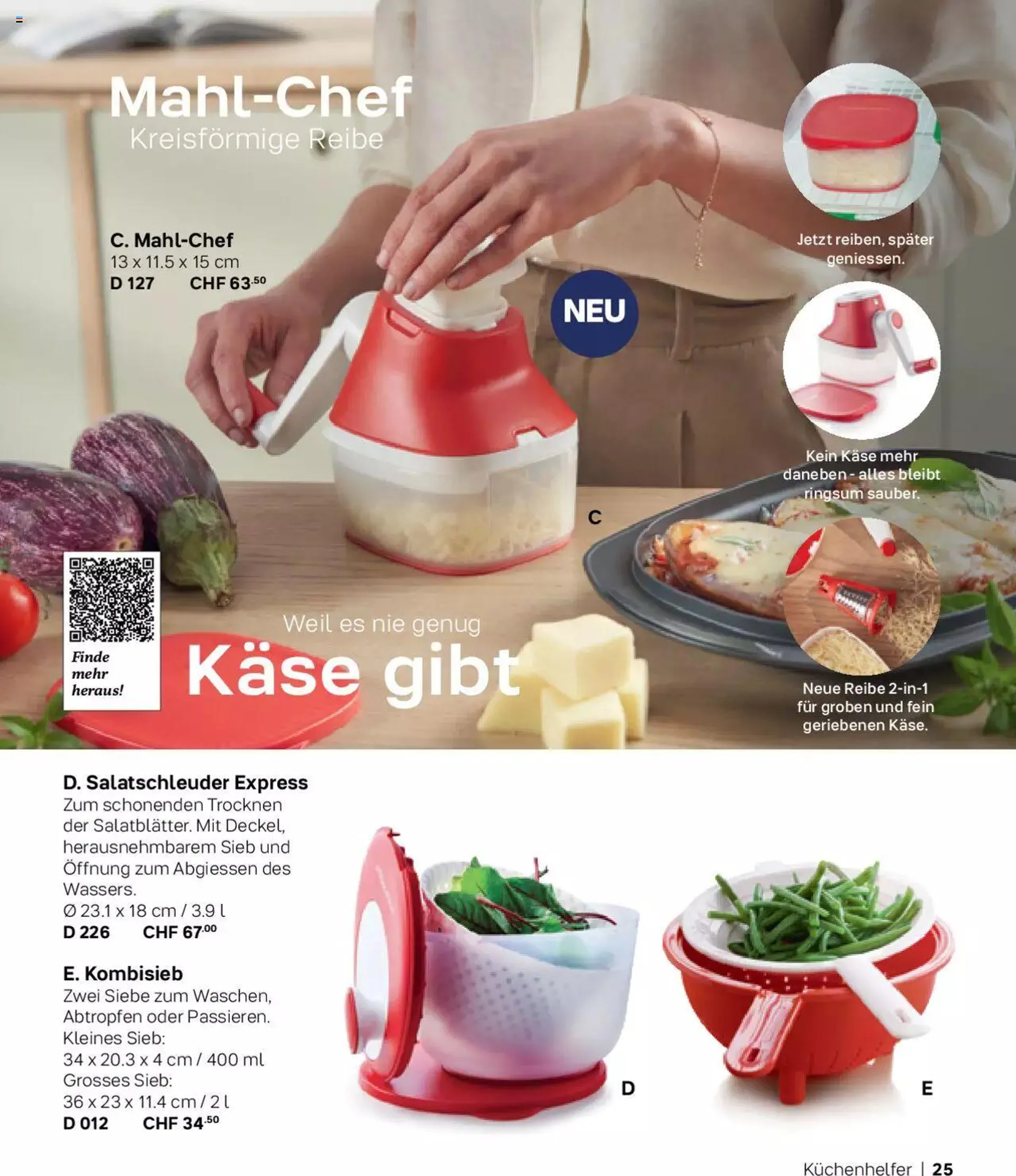 Tupperware Aktionen Herbst / Winter 2023 von 1. November bis 31. Dezember 2023 - Prospekt seite  25