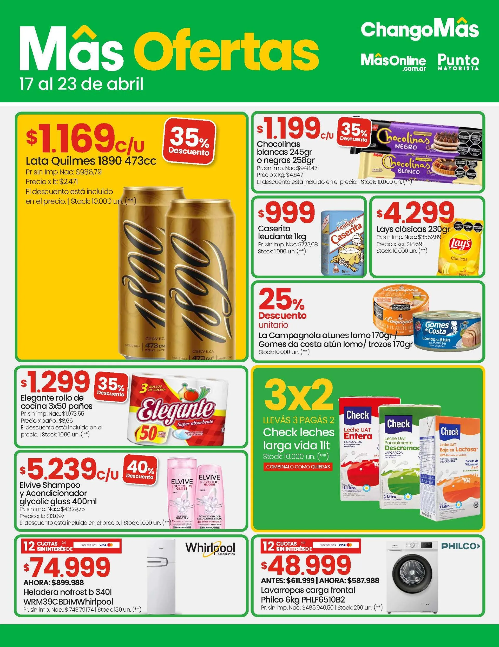 Ofertas de ChangoMas Ofertas semanales 17 de abril al 23 de abril 2025 - Página  del catálogo