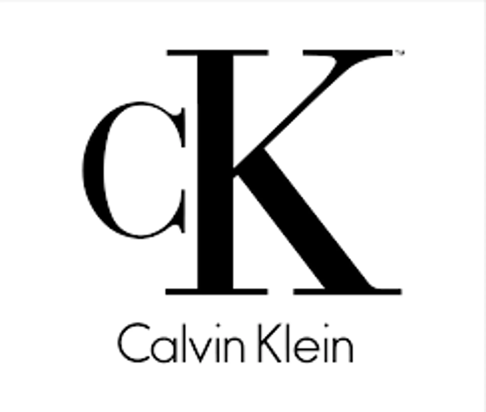CALVIN KLEIN logo de catálogo