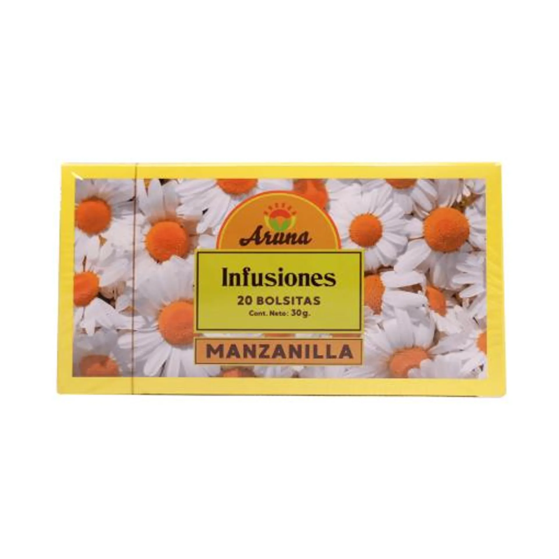 Té De Manzanilla Aruna 20 Und X 30 Gr