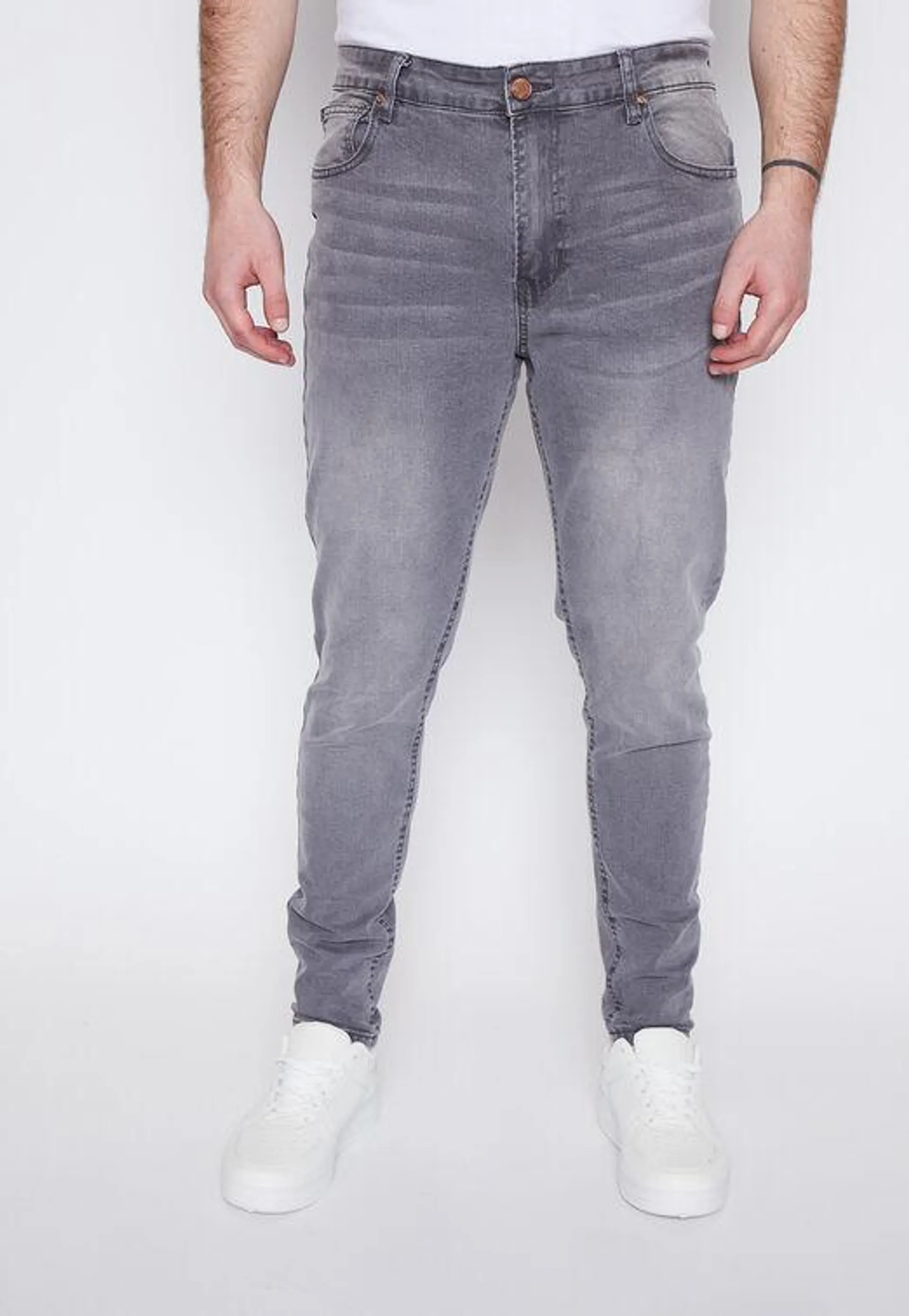 Jeans Hombre Gris Skinny Family Shop