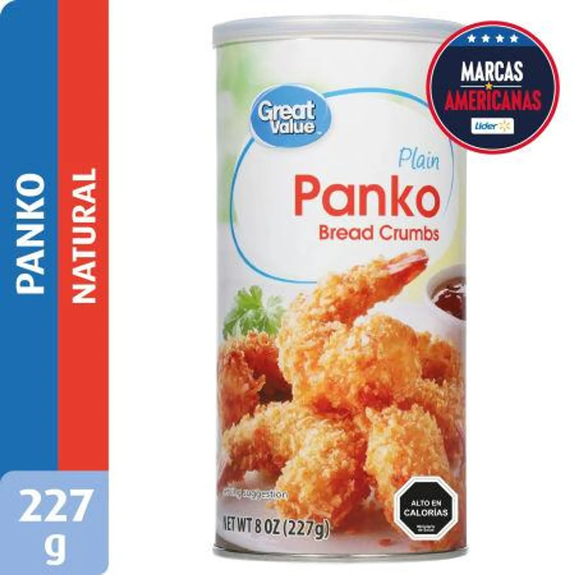 Great Value - Pan Rallado Panko Natural, 227 g