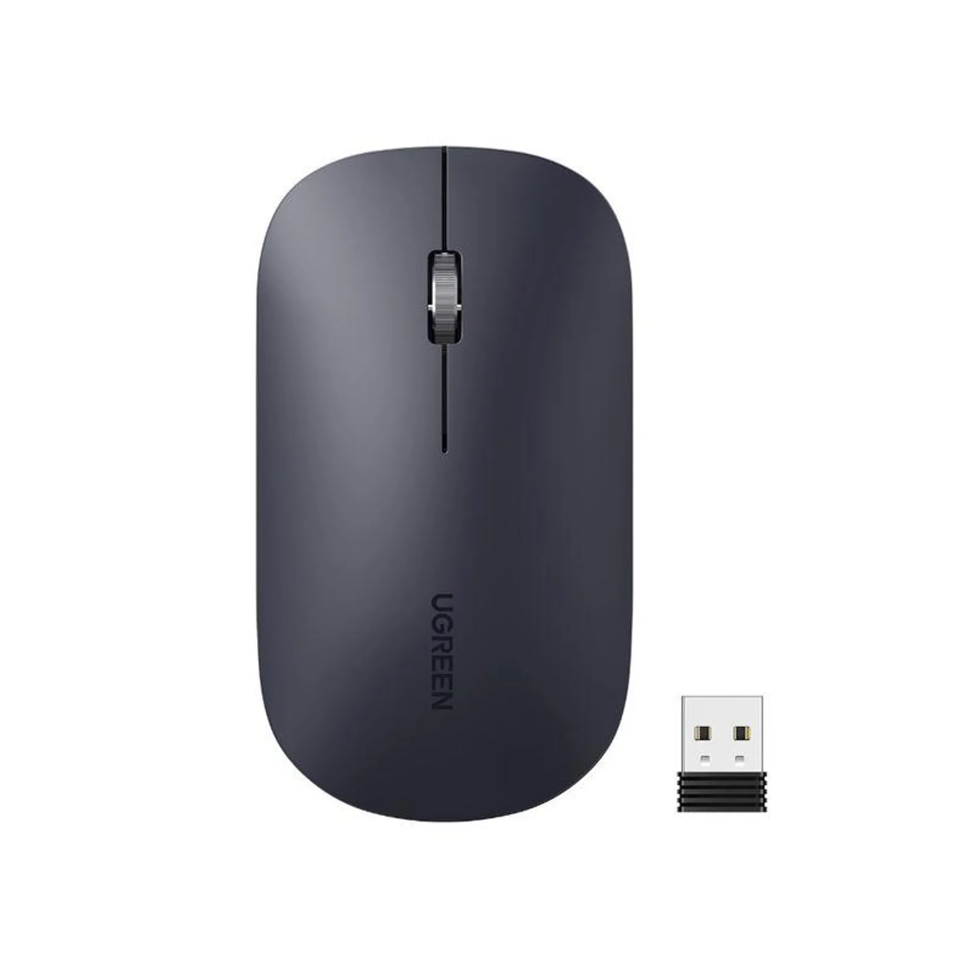 UGREEN MOUSE INALÁMBRICO ULTRA DELGADO Y PORTÁTIL GRIS OSCURO