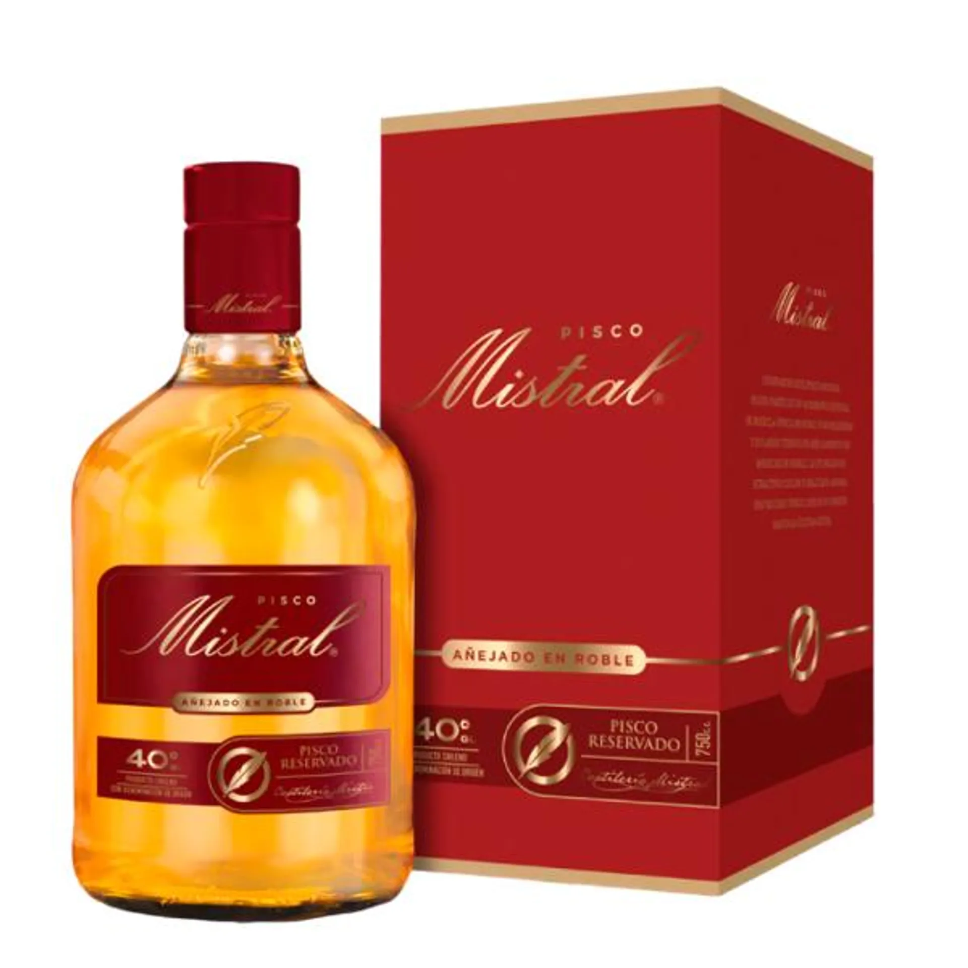 Pisco Mistral 40 750 CC