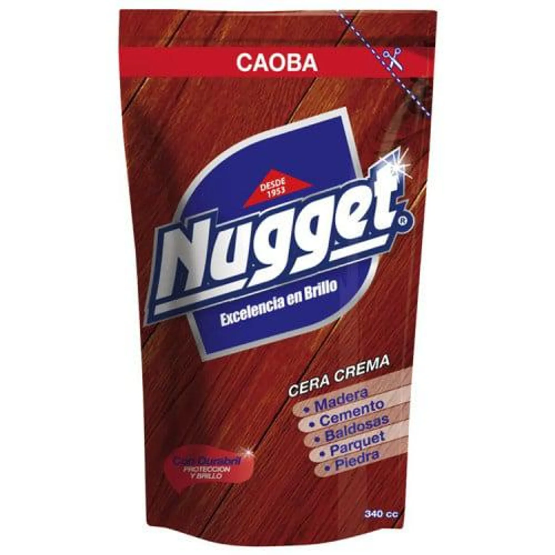 Cera Nugget D/P Caoba 340 Grs