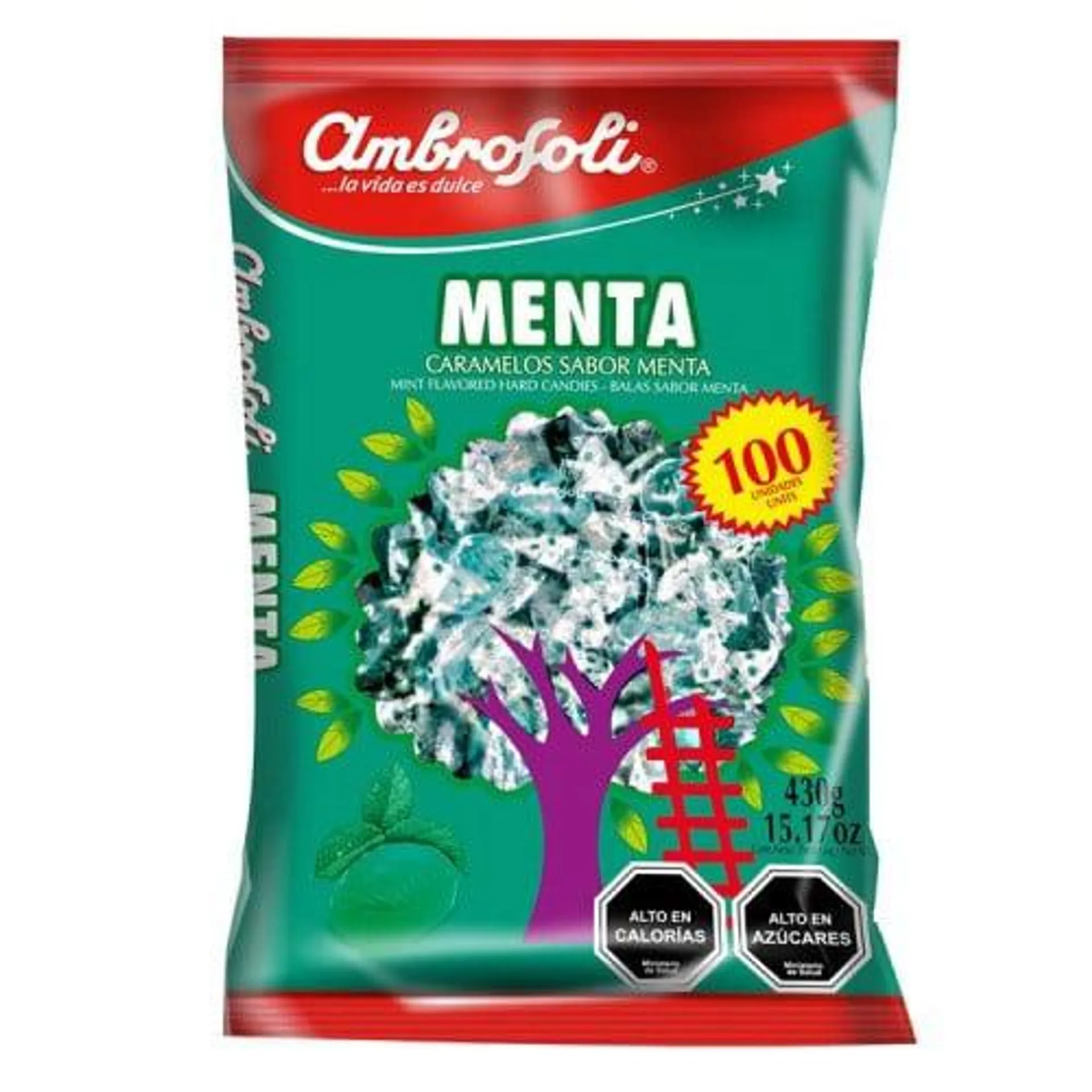 Caramelo Ambrosoli Menta 430 gr