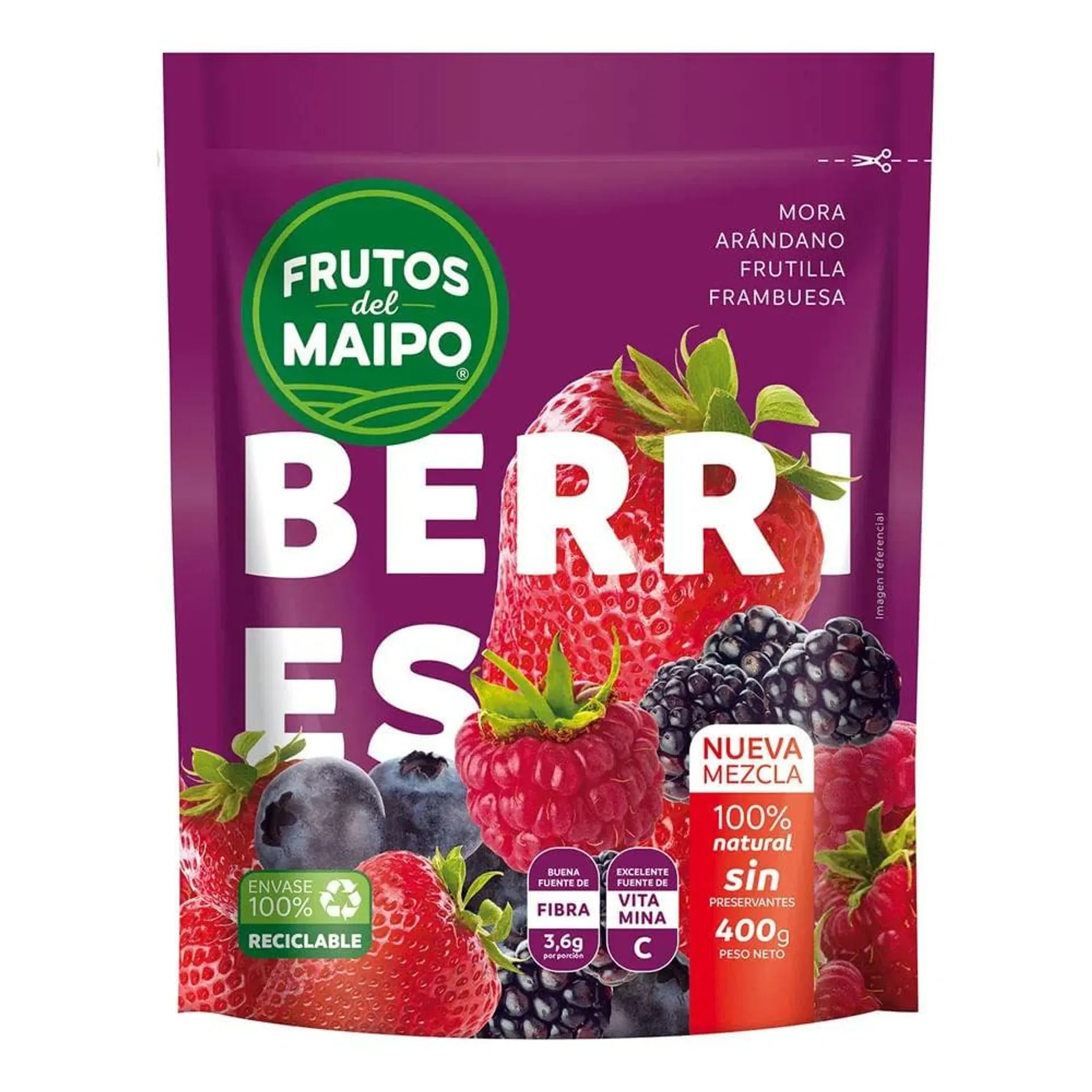 Mix de berries congelados