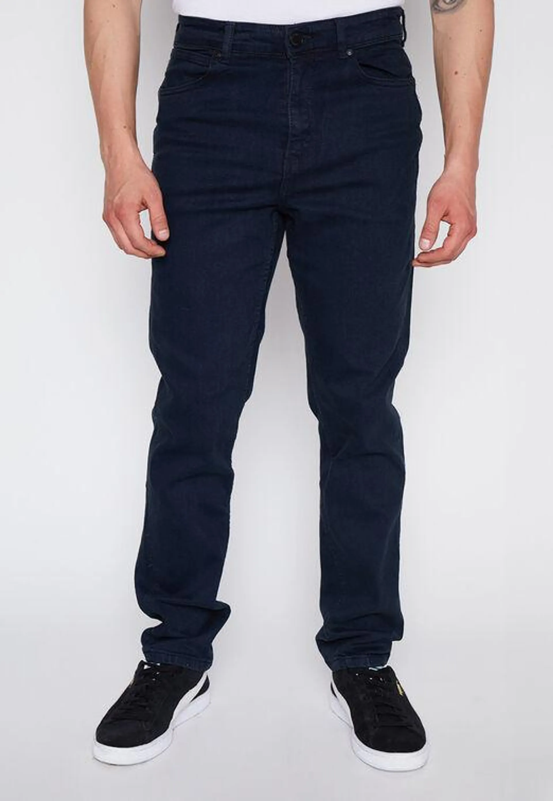 Jeans Hombre Negro Regular Family Shop