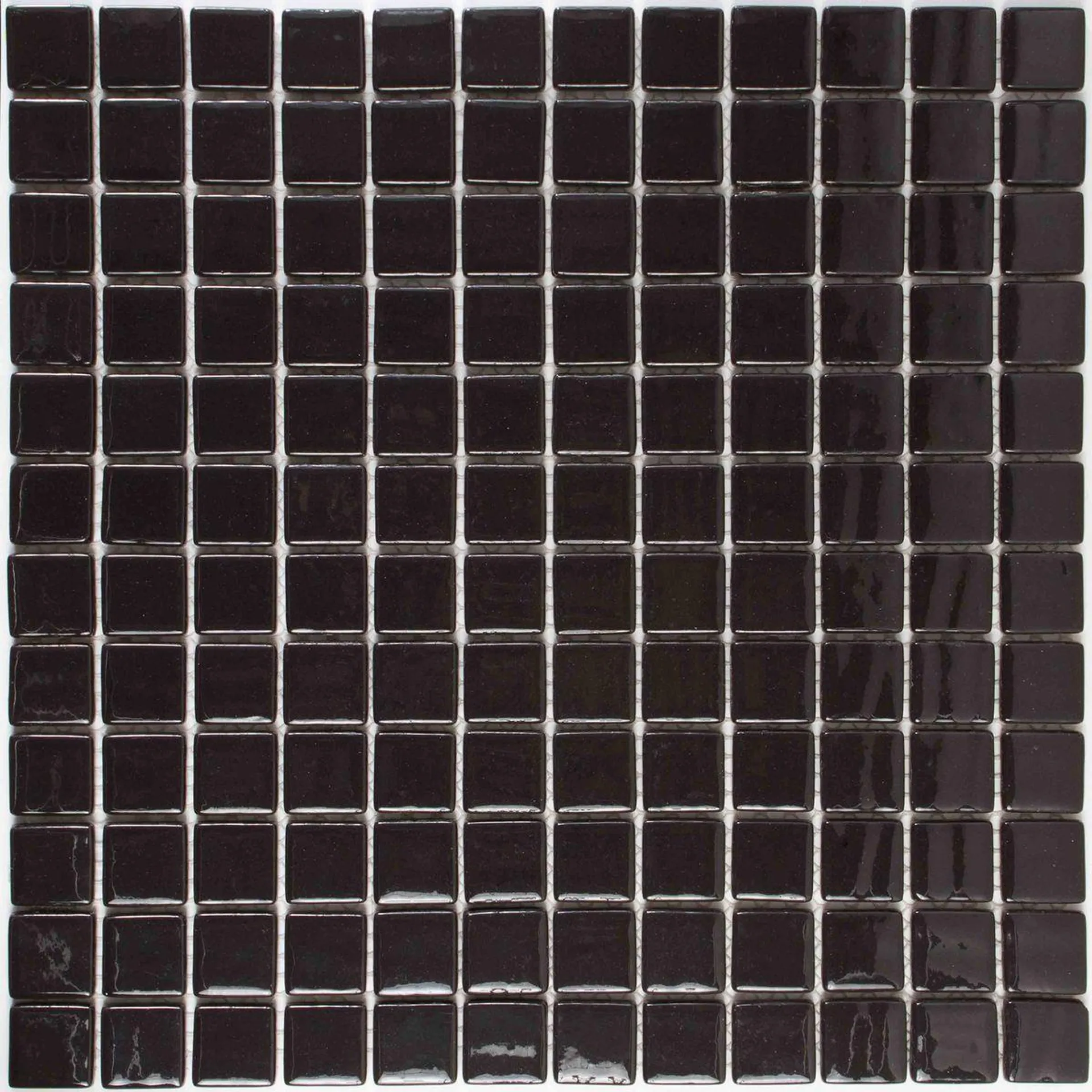 Mosaico Vidrio Eco Negro 30x30cm