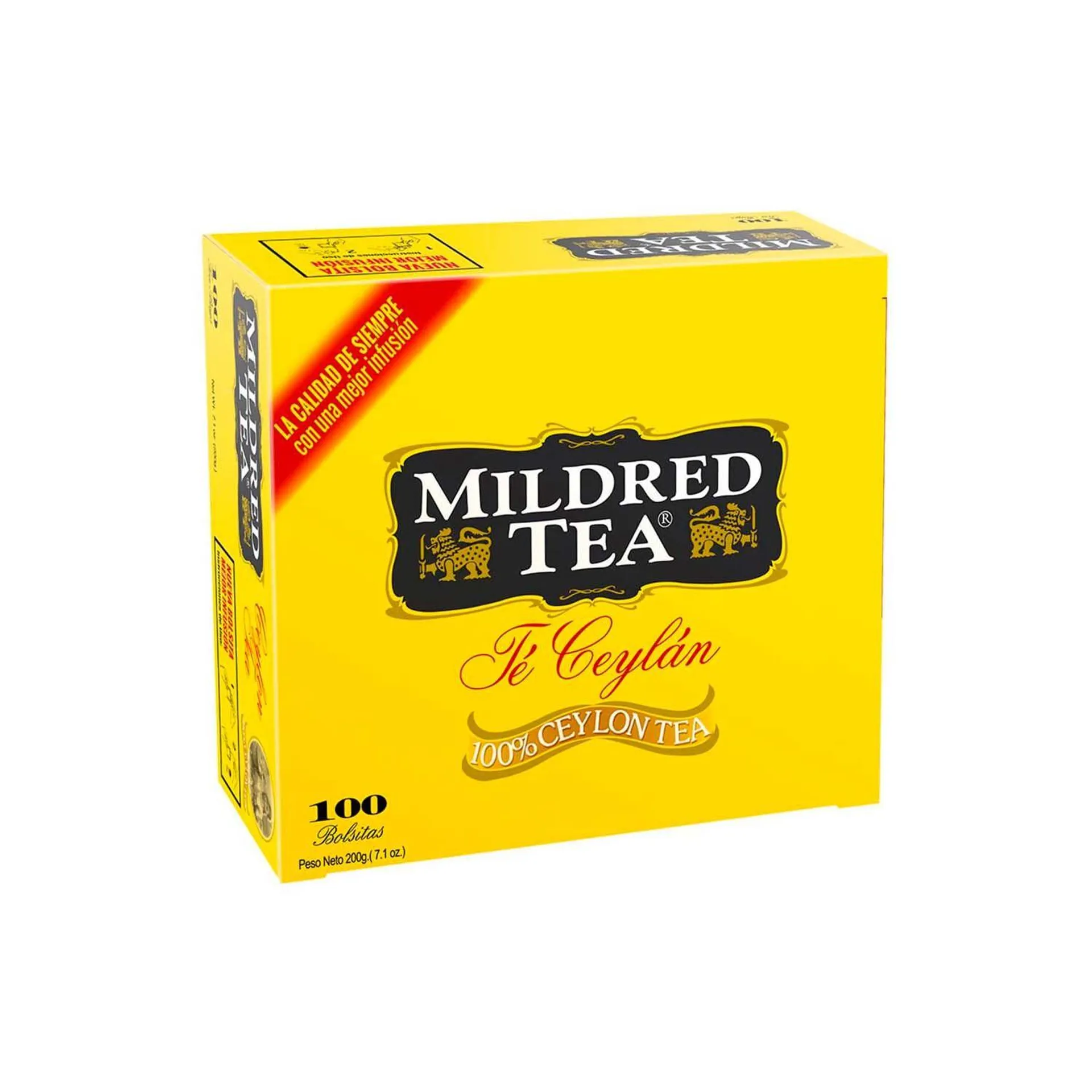 Té Ceylán Mildred 100 Bolsitas