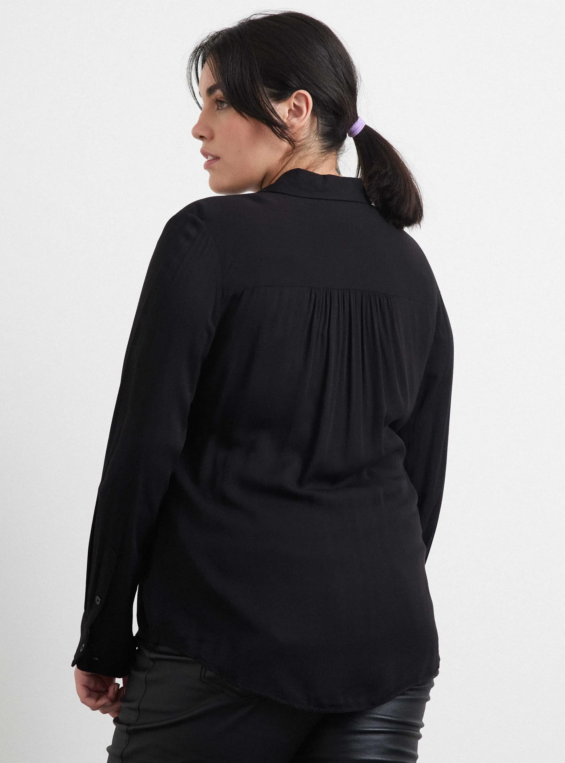 Blusa Negro Chico'S Talla L