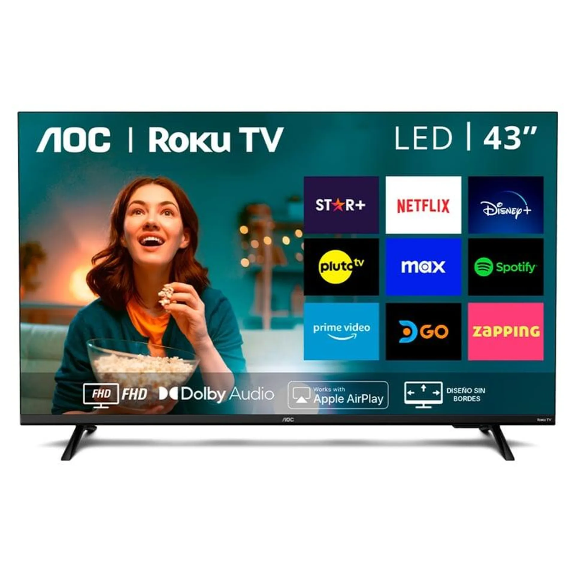 LED Smart TV 43" 43S5135 Full HD AOC