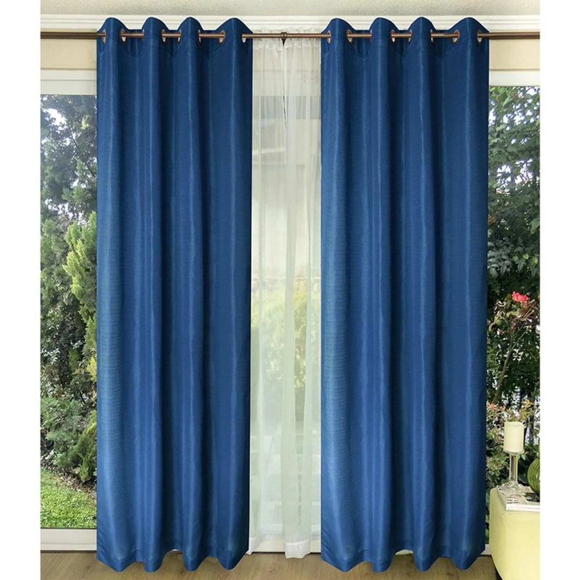 Set De Cortinas Decorativa 140X220 Cm Doral