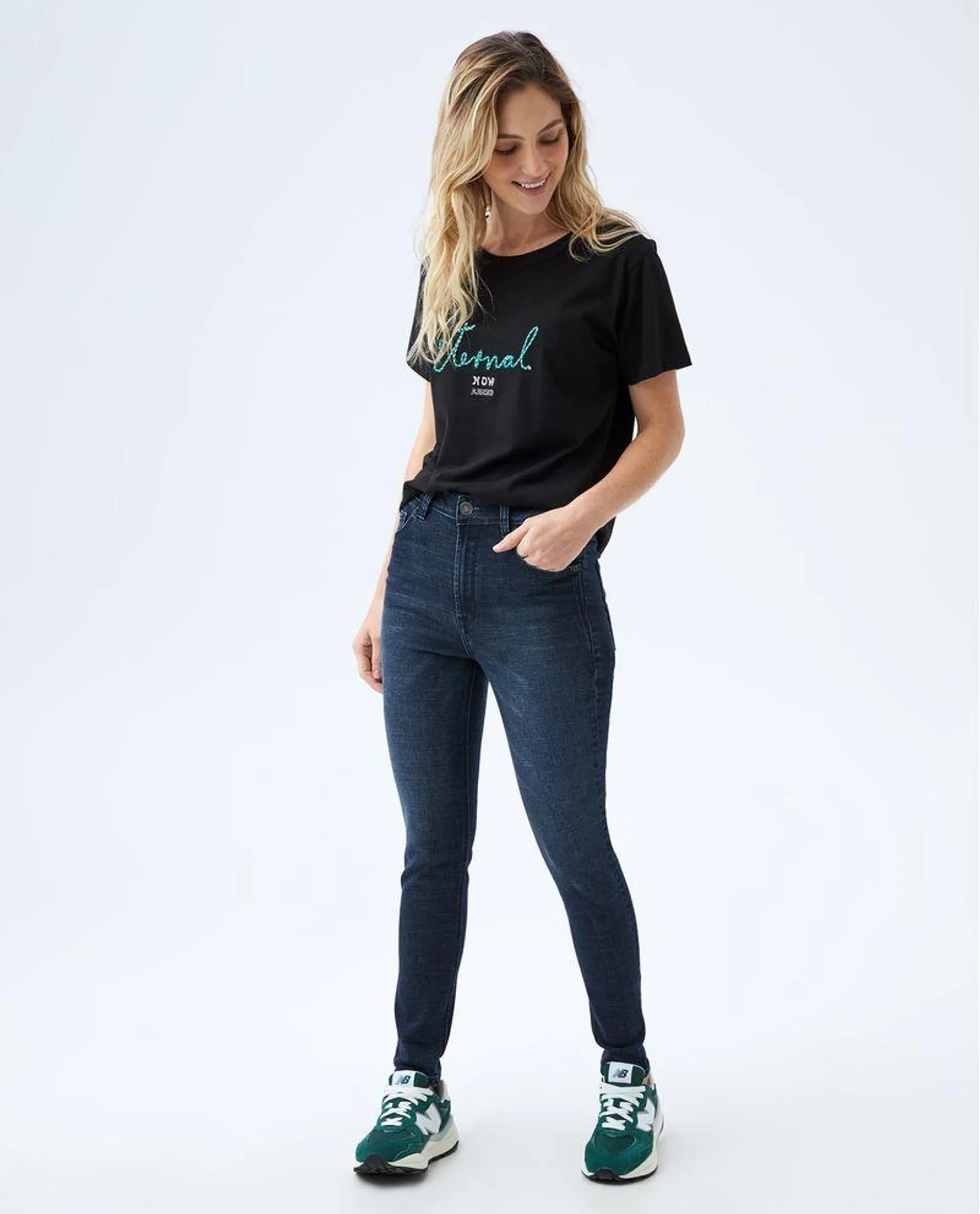 Jean Skinny oscuro para mujer