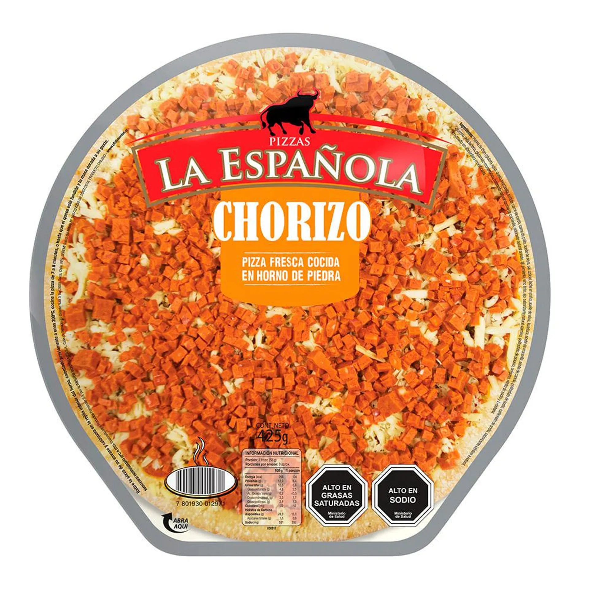 Pizza La Española chorizo 425 g