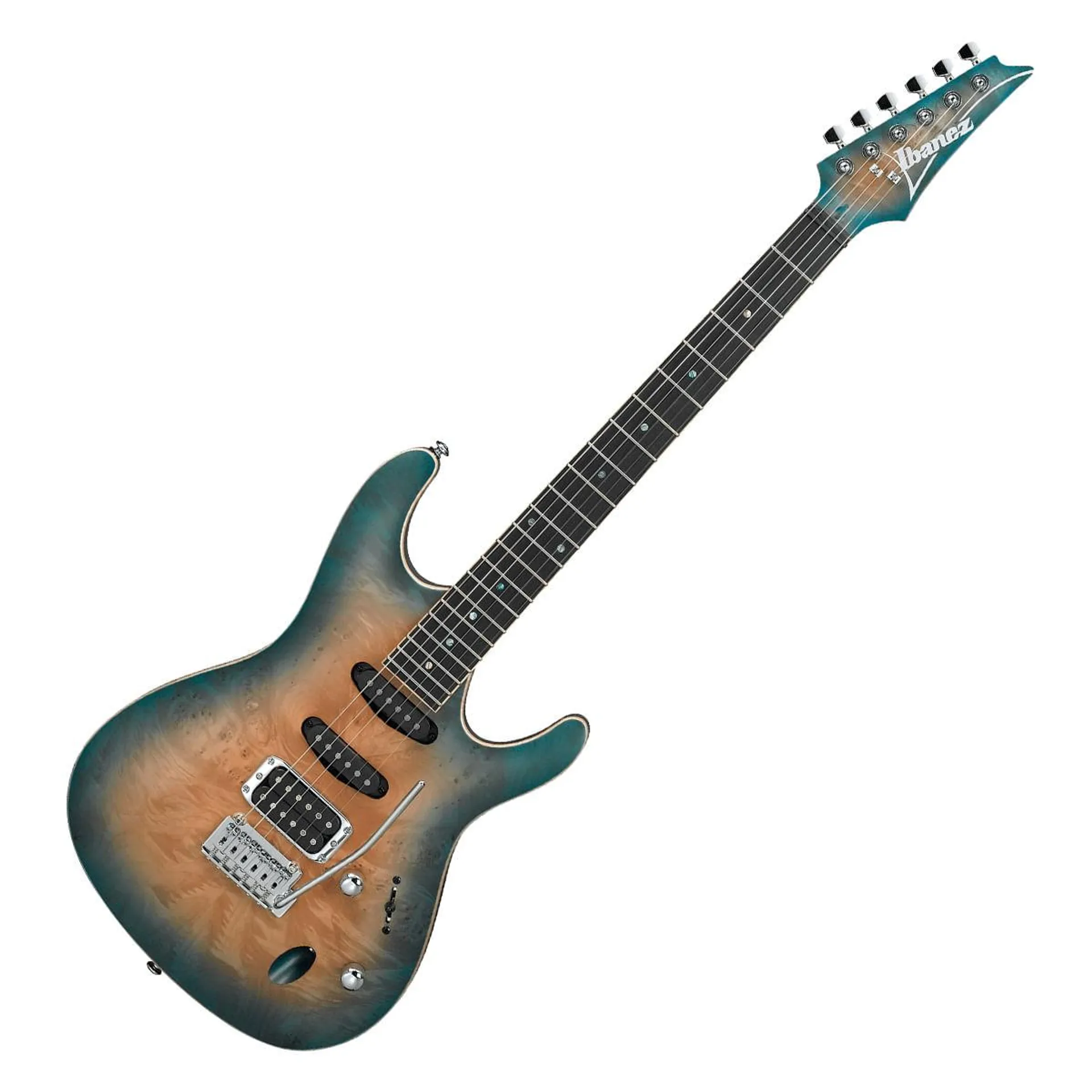 Guitarra eléctrica Ibanez SA460MBW - Sunset Blue Burst