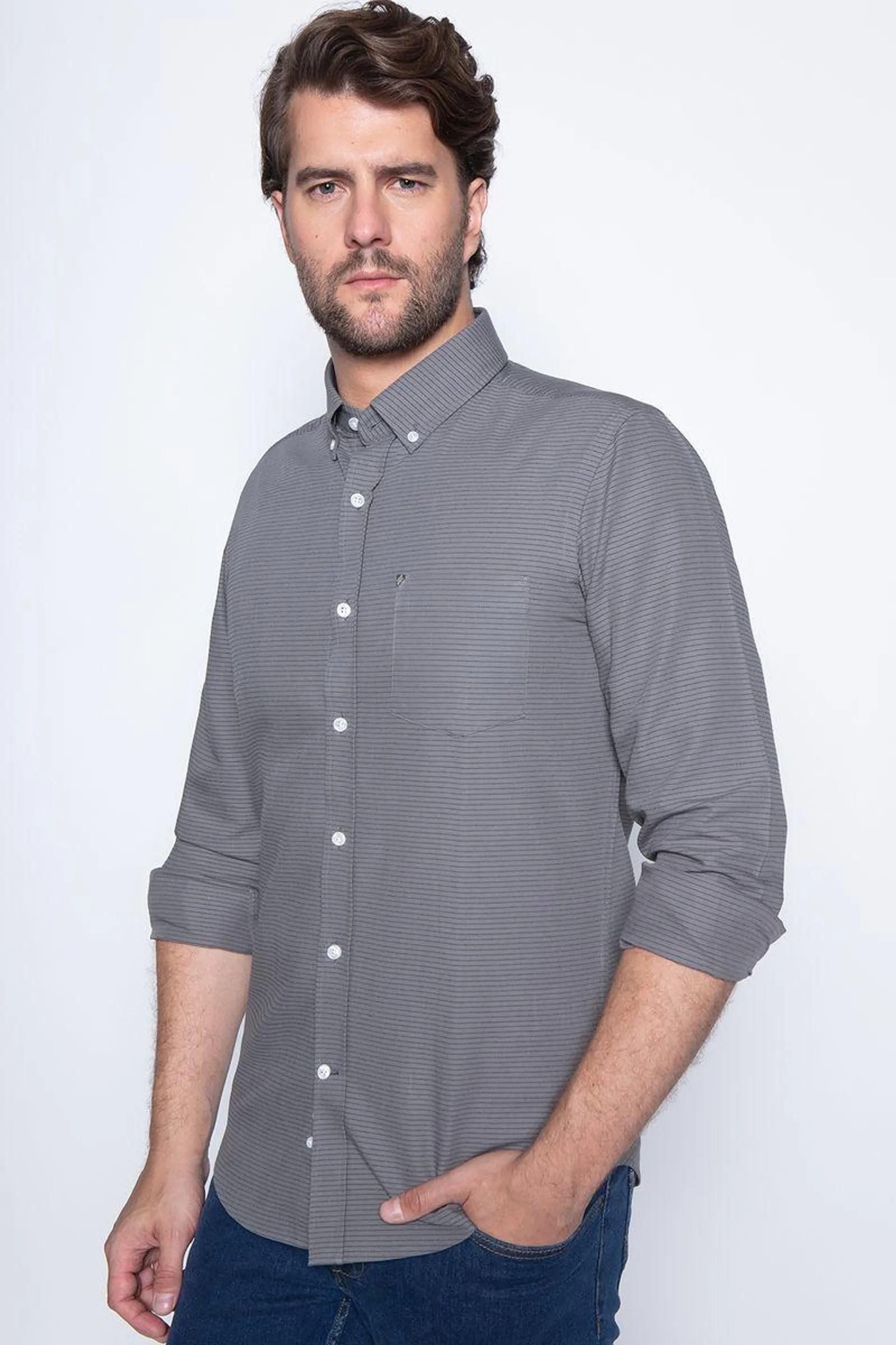 Camisa Farnham Dk. Grey