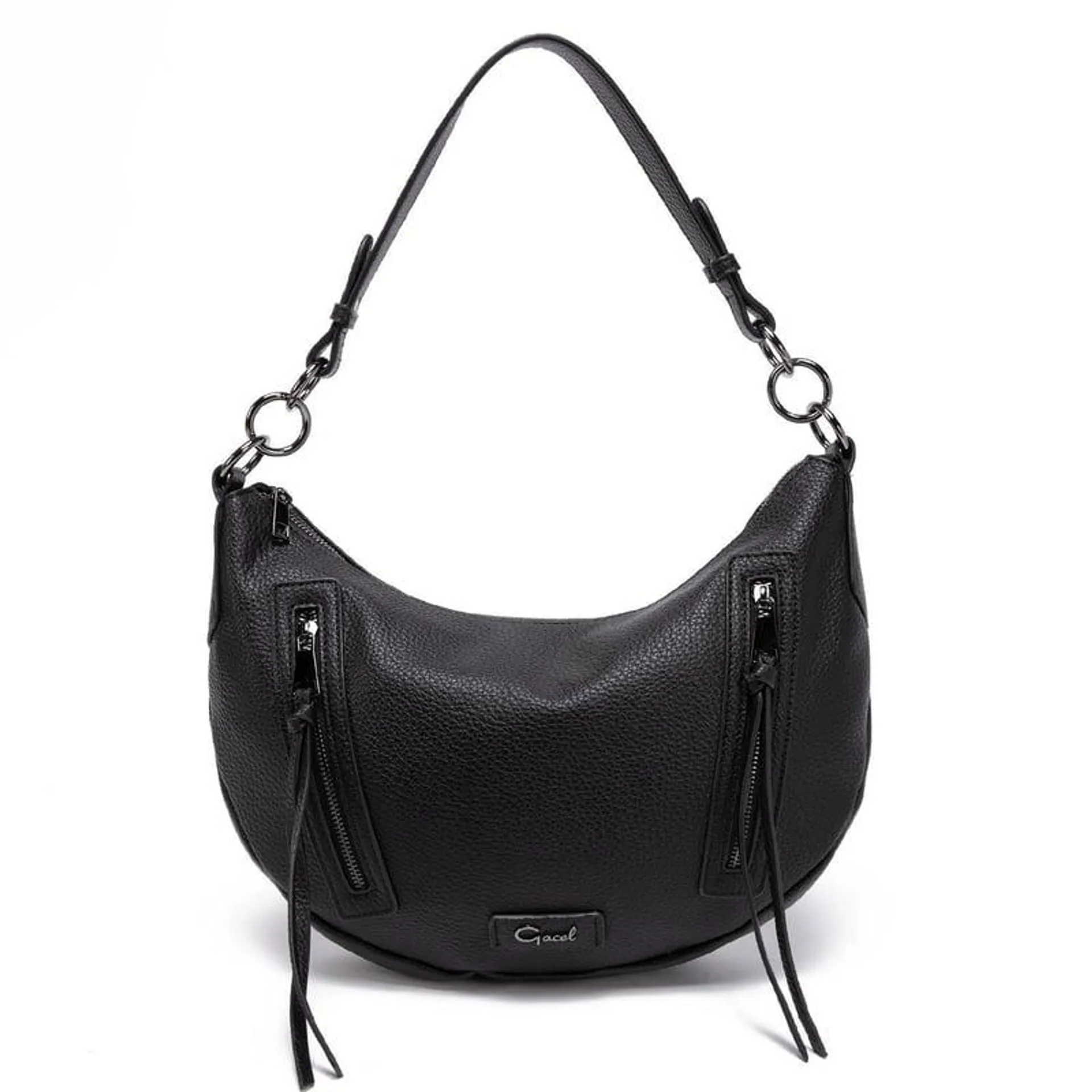 Cartera - Oval - Gacel - Negro