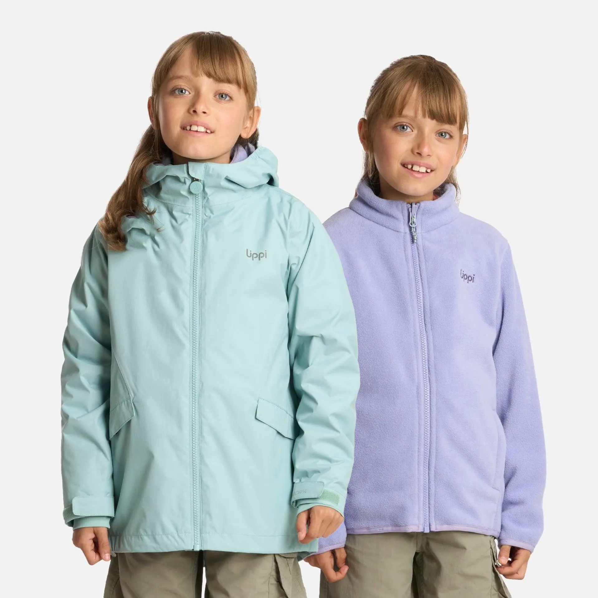 Chaqueta Niña Snowball Fusion-3 Hoody Jacket Celeste Lippi
