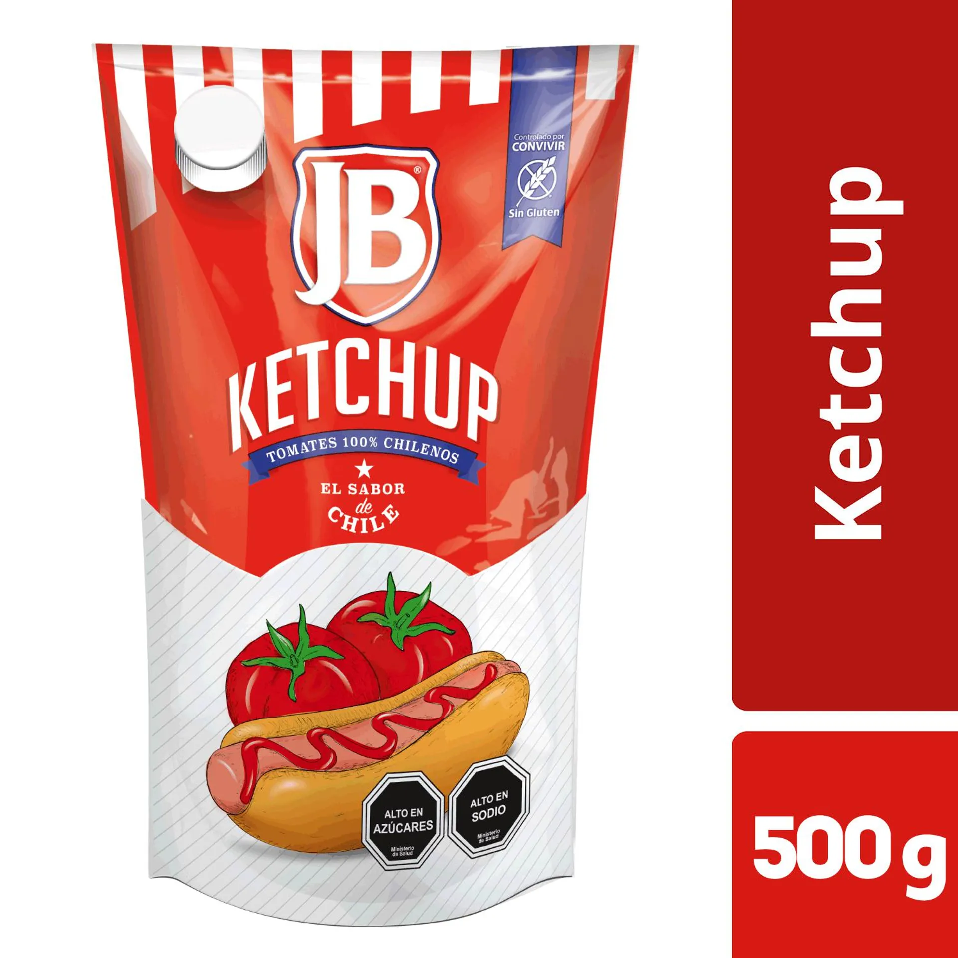 Ketchup regular doypack 500 g
