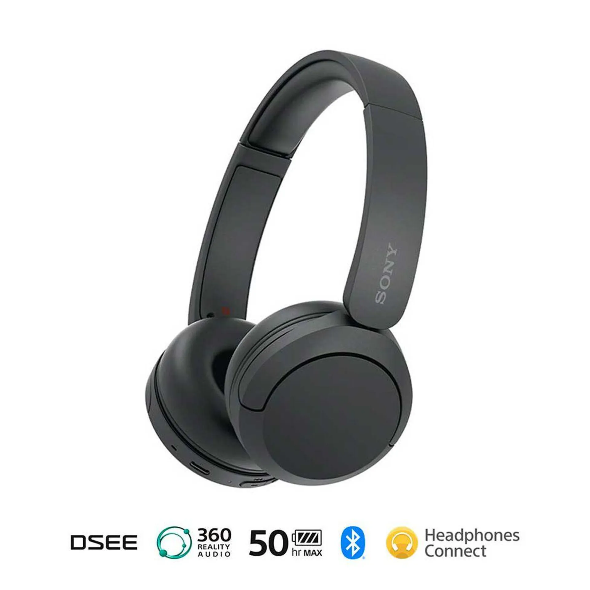 Audífonos Bluetooth Over Ear Sony WH-CH520/BZ Negros