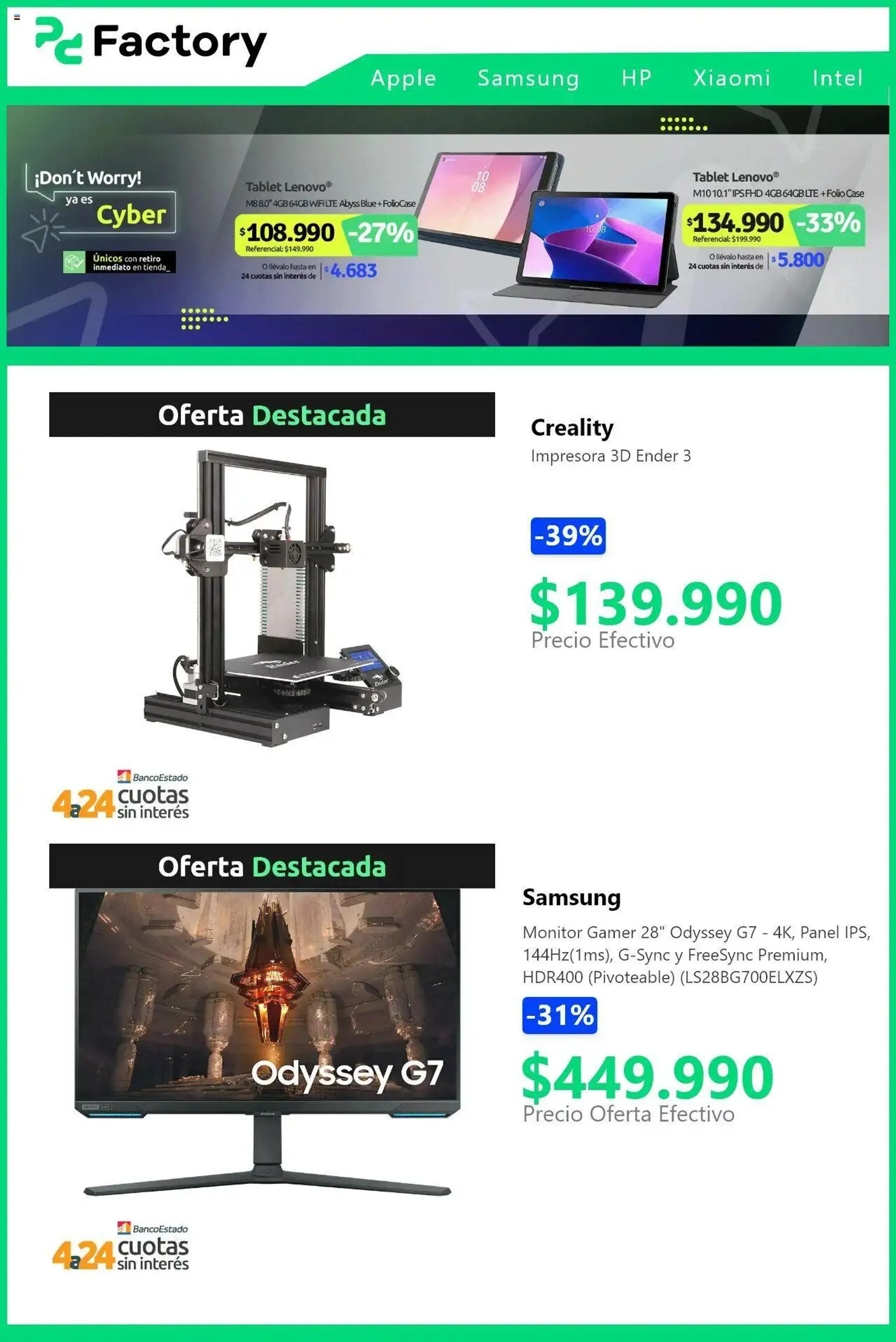 Catálogo de PC Factory Cyber Monday 30 de septiembre al 11 de octubre 2024 - Página 5