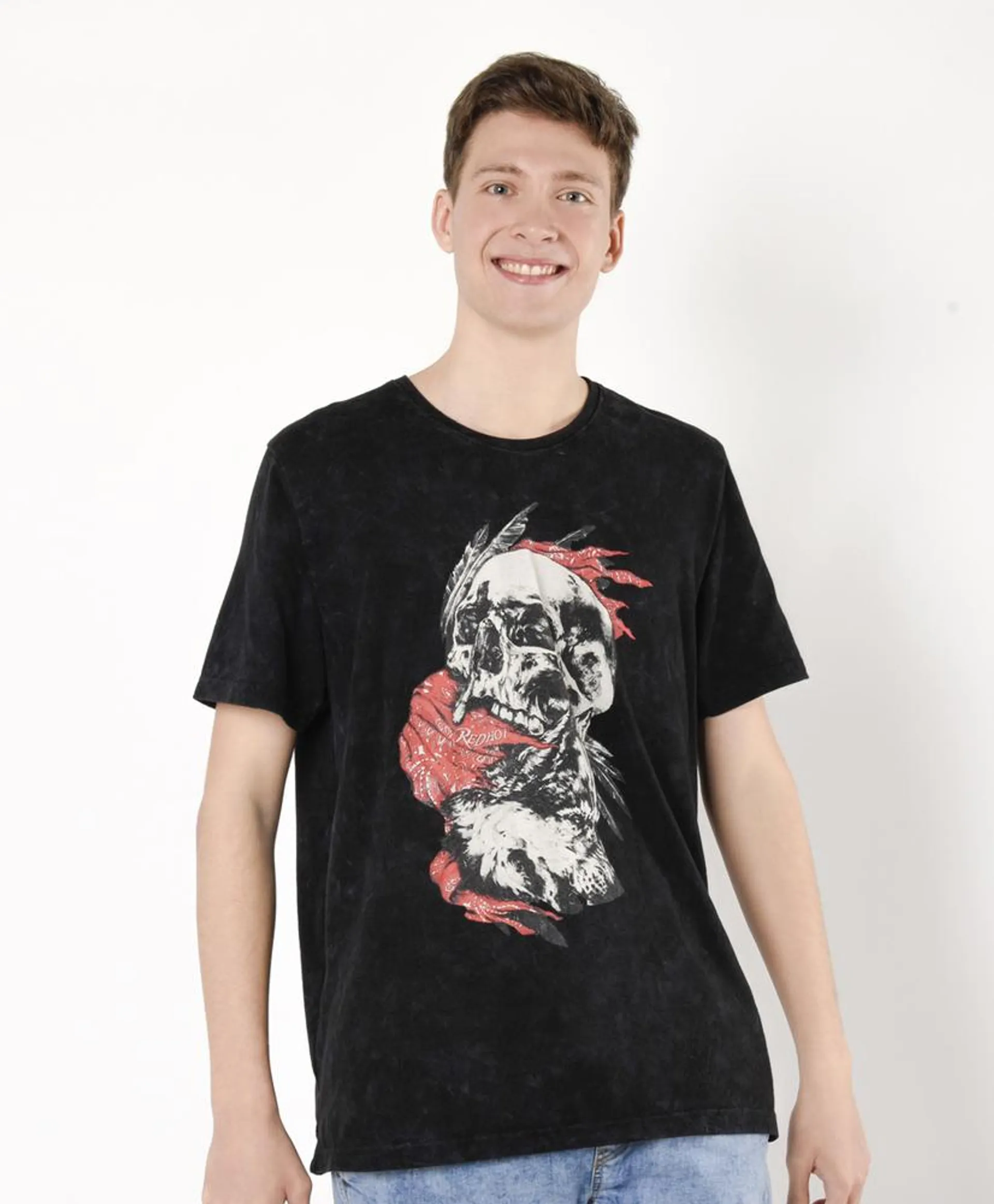 Polera hombre calavera