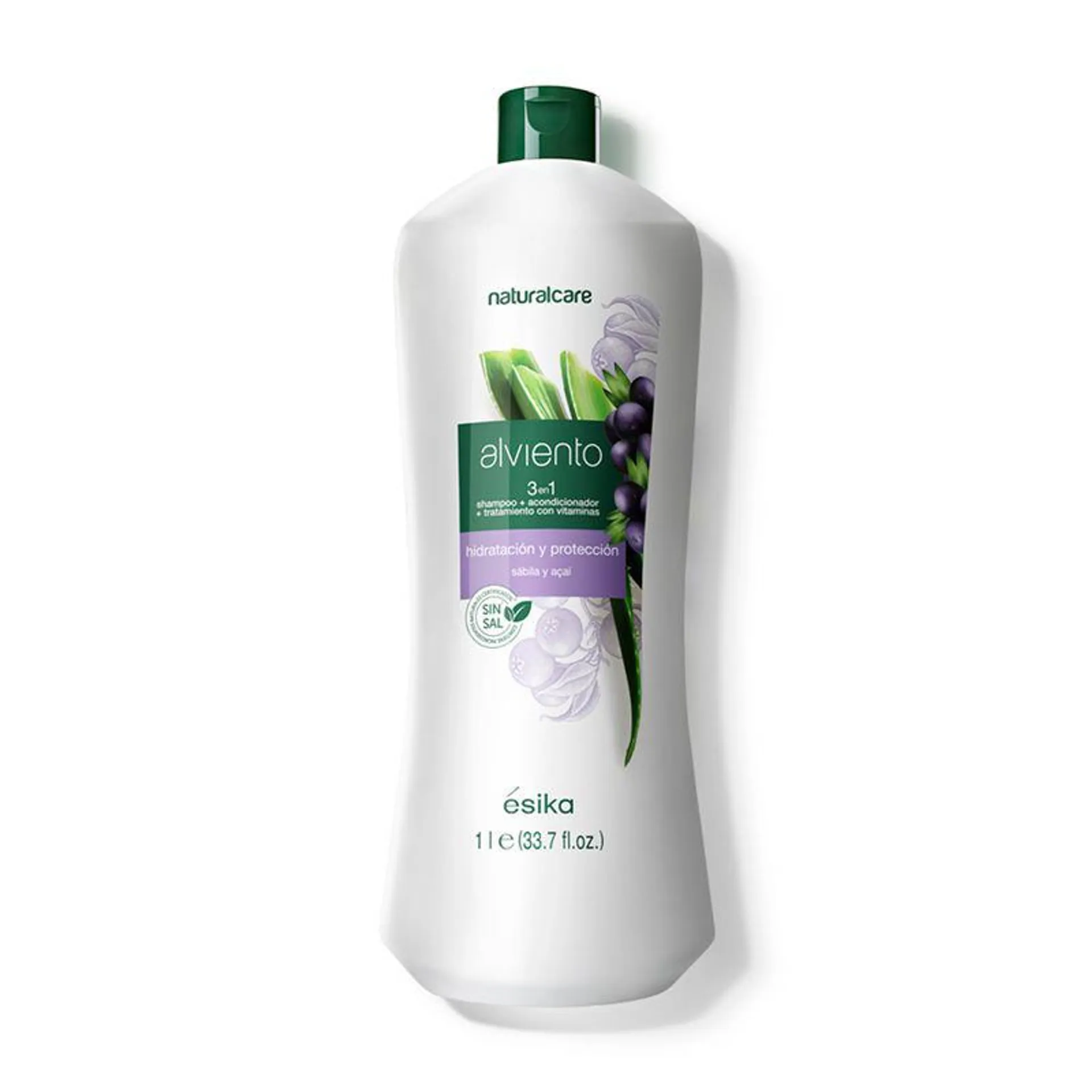 Shampoo Alviento 3 en 1 Hidratación y Protección