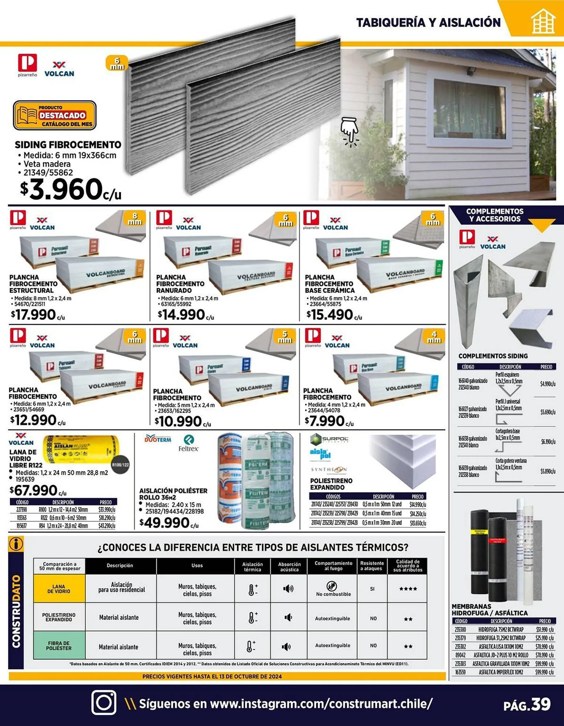 Catálogo de Catálogo Construmart 8 de octubre al 27 de octubre 2024 - Página 39