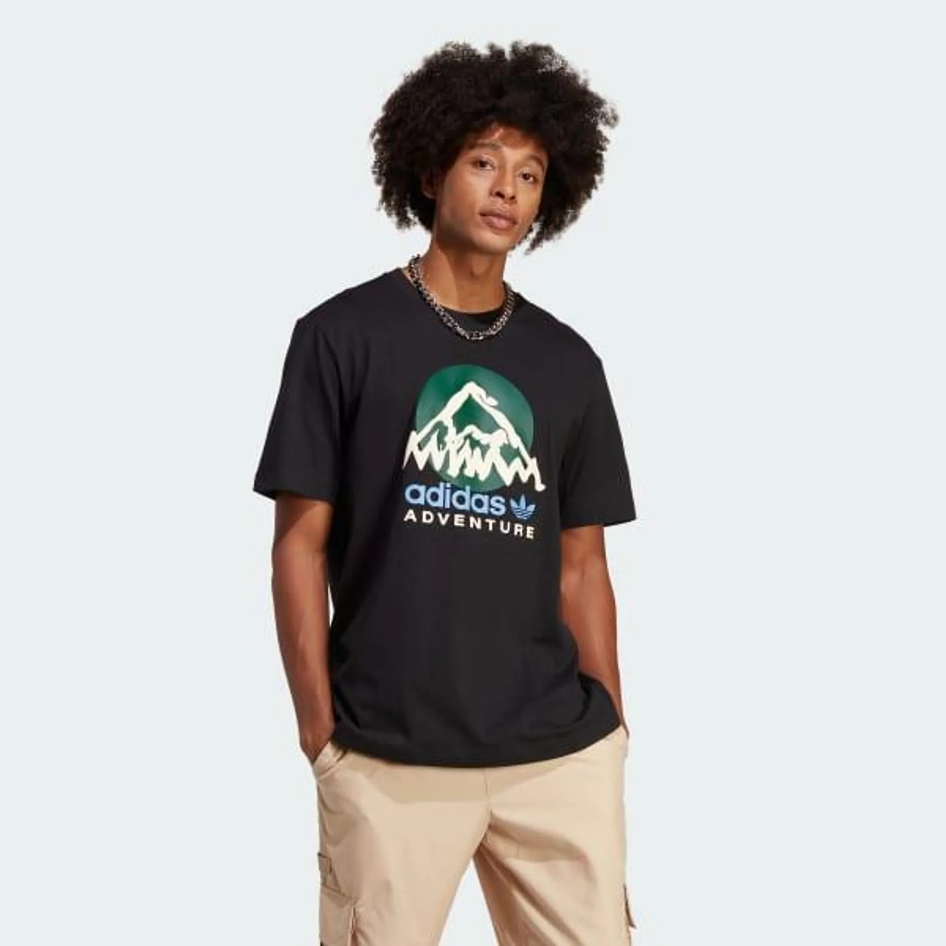 Polera Estampada adidas Adventure Mountain