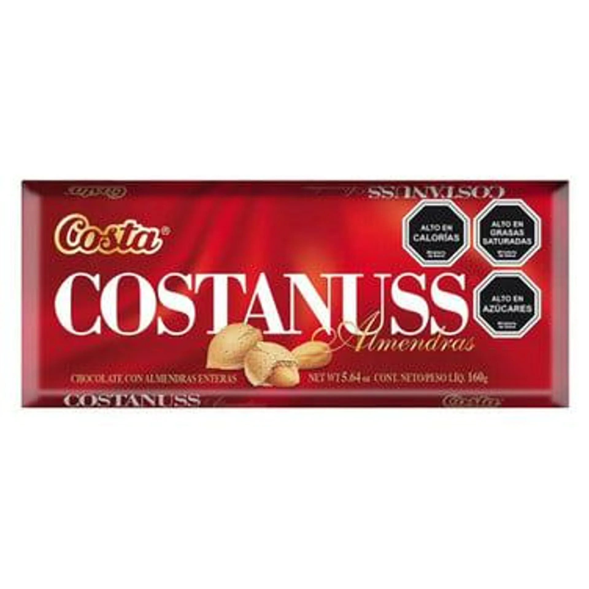 Chocolate Costa Nuss 160Grs