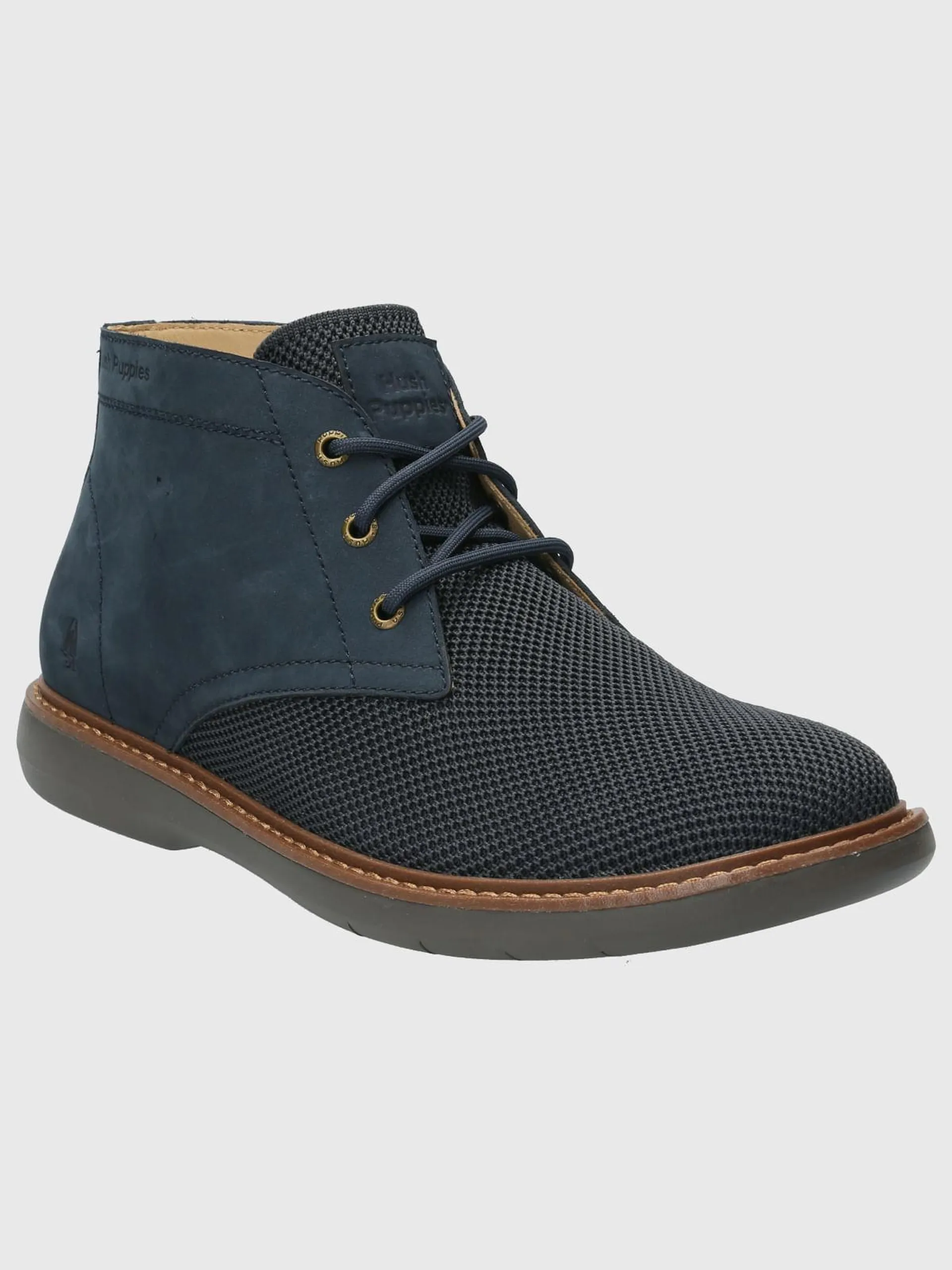 Botin Cuero Hombre Mingus Azul