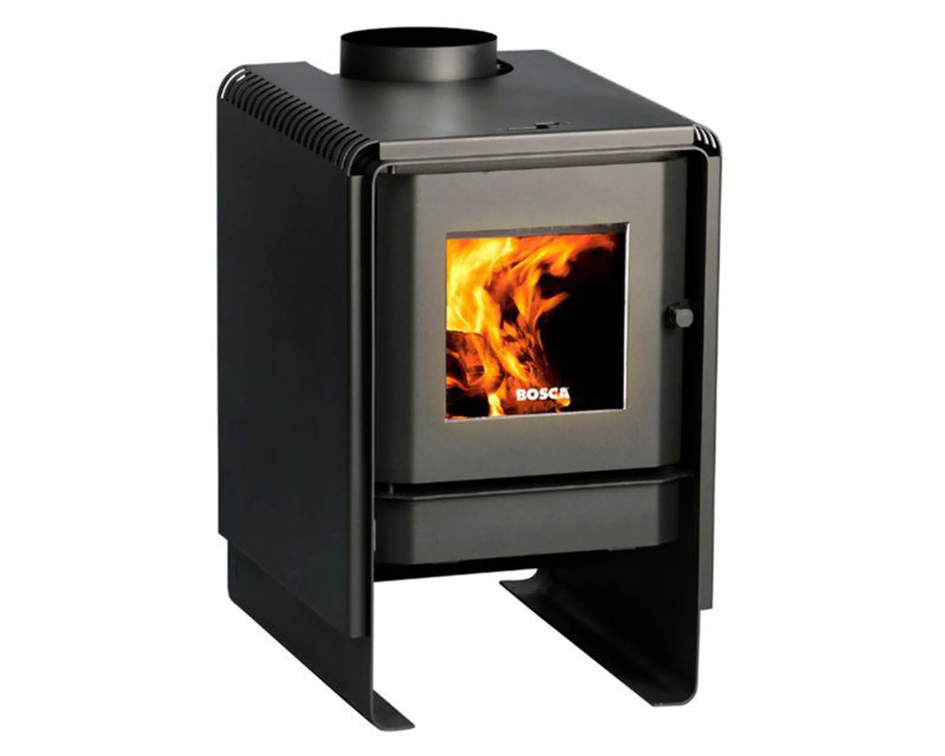 Calefactor a leña 7.3 KW Eco 350 negro