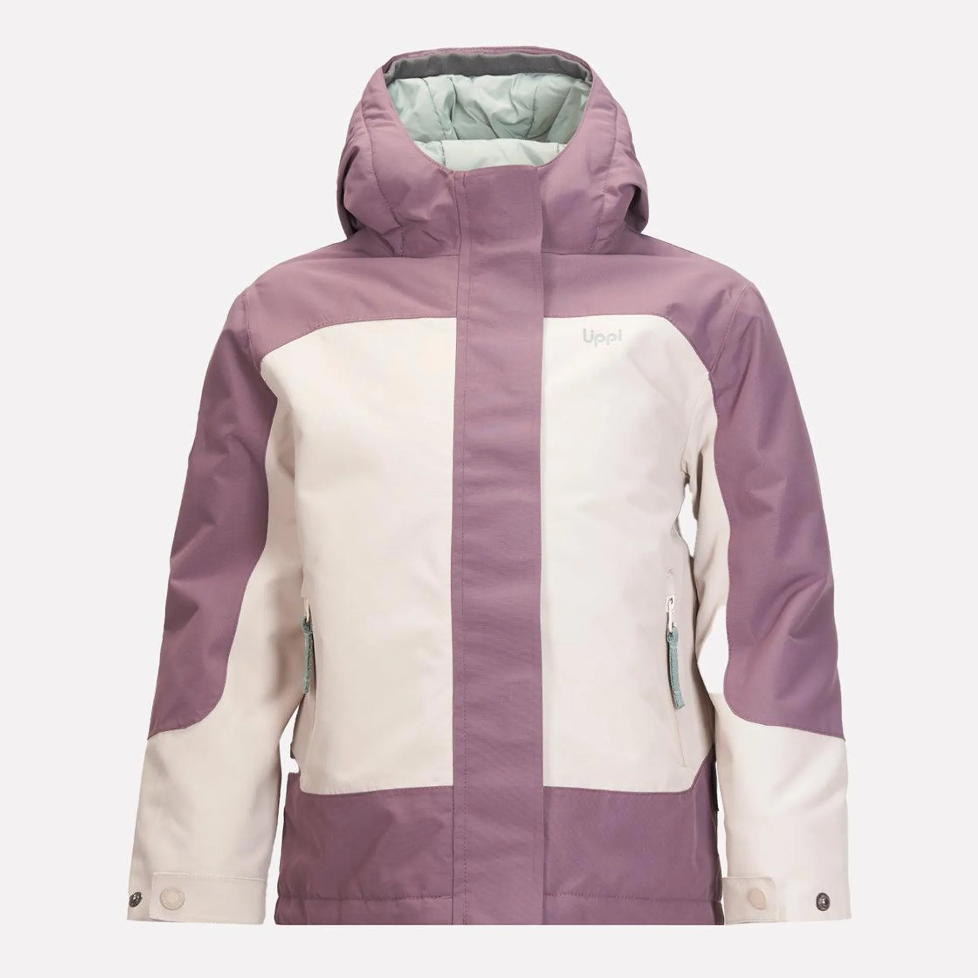 Chaqueta Niña Andes Snow B-Dry Hoody Jacket Rosa Oscuro Lippi