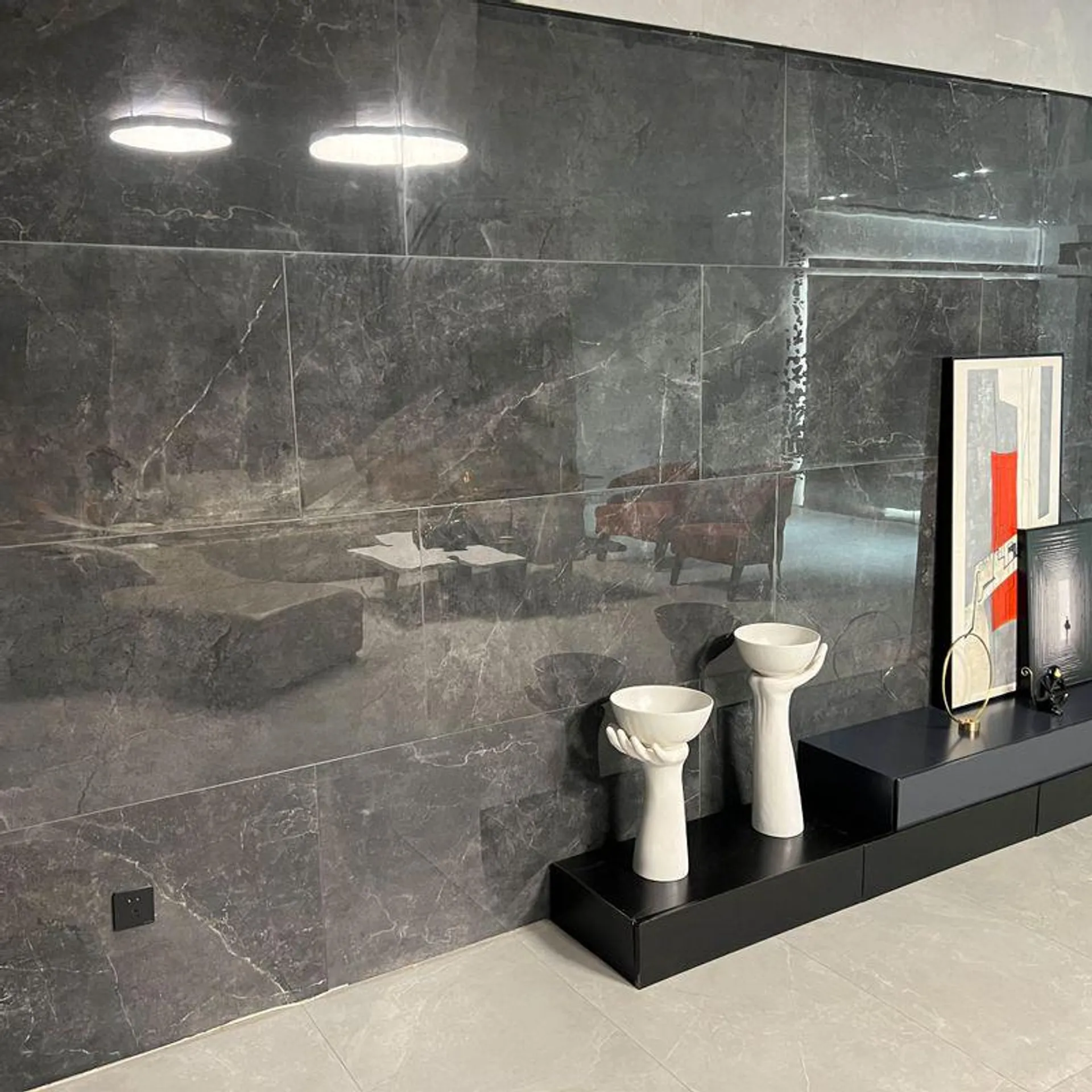 Porcelanato Dark Fendi Pulido 60x120 cm