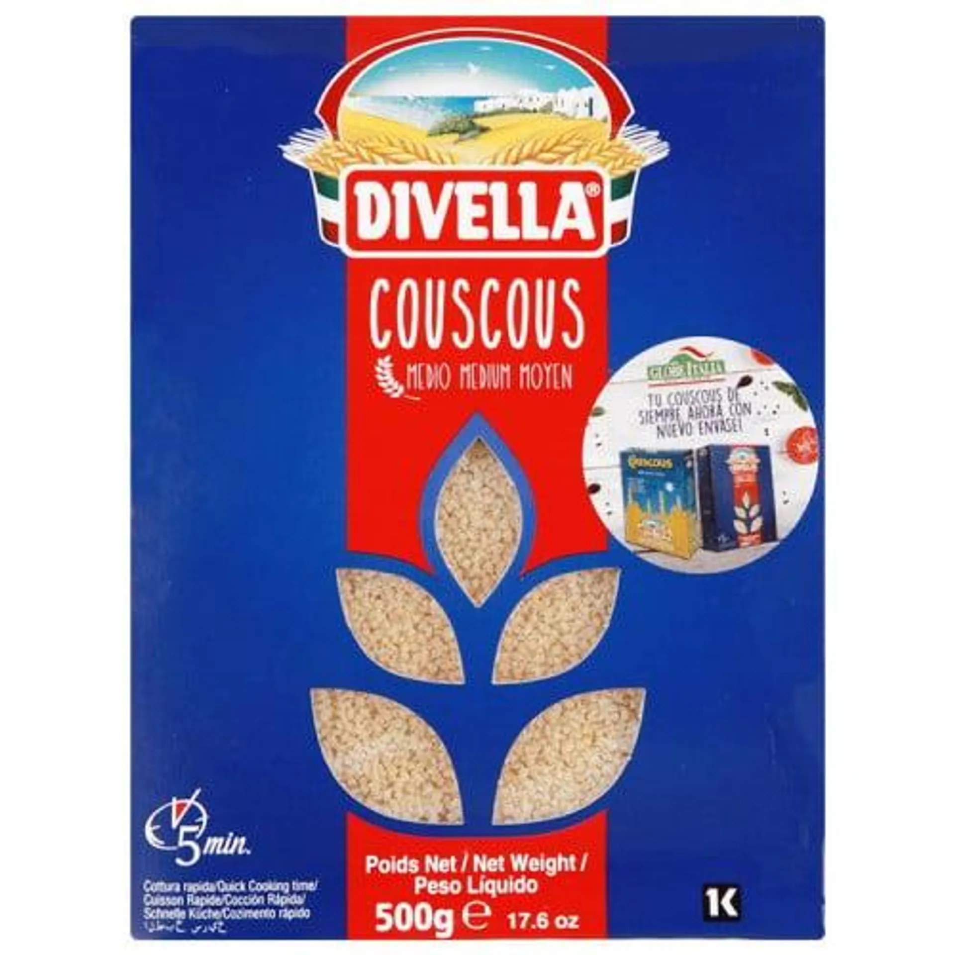 Couscous Divella 500 Grs