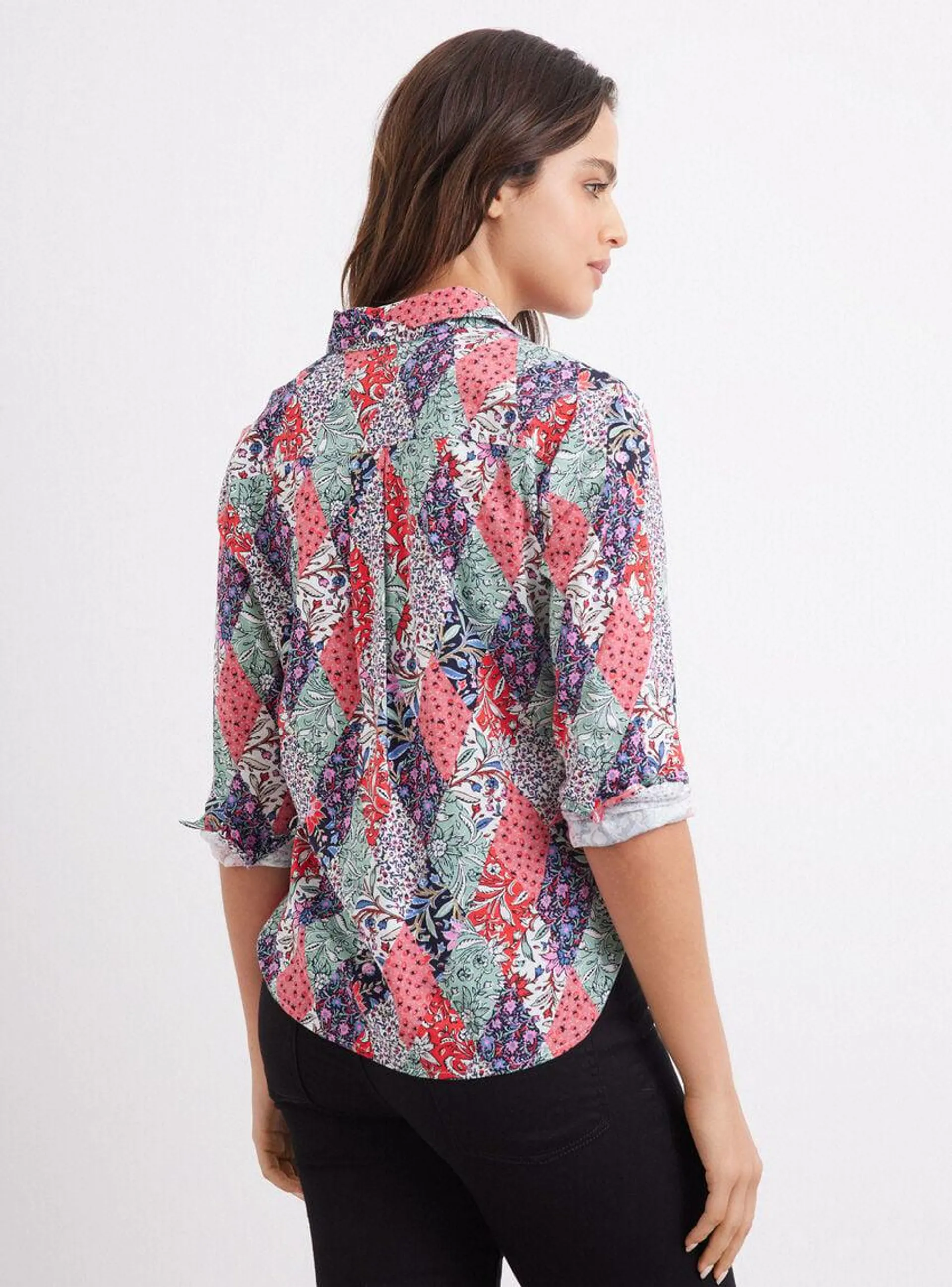 Blusa Loft Flores Talla M