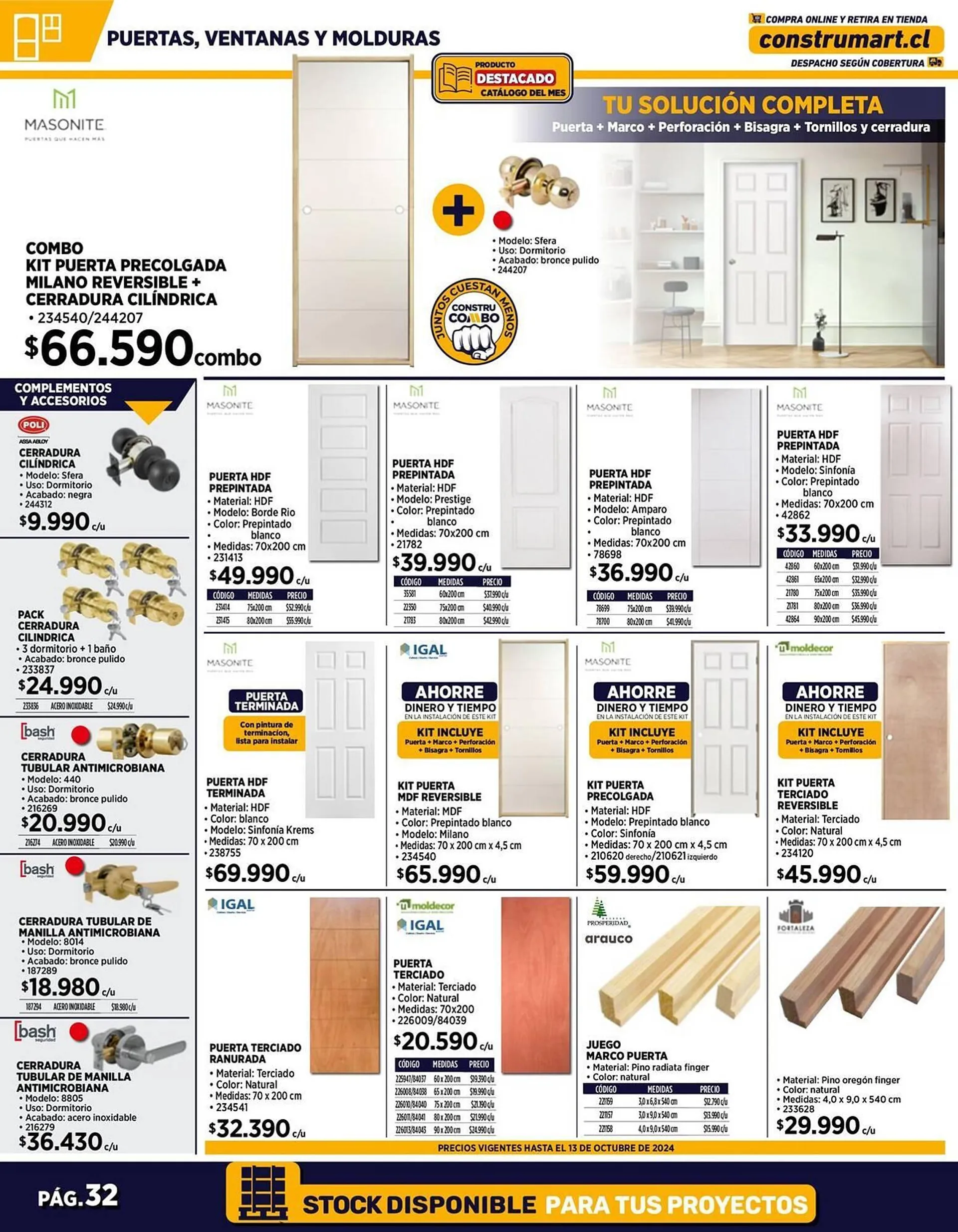 Catálogo de Catálogo Construmart 8 de octubre al 27 de octubre 2024 - Página 32