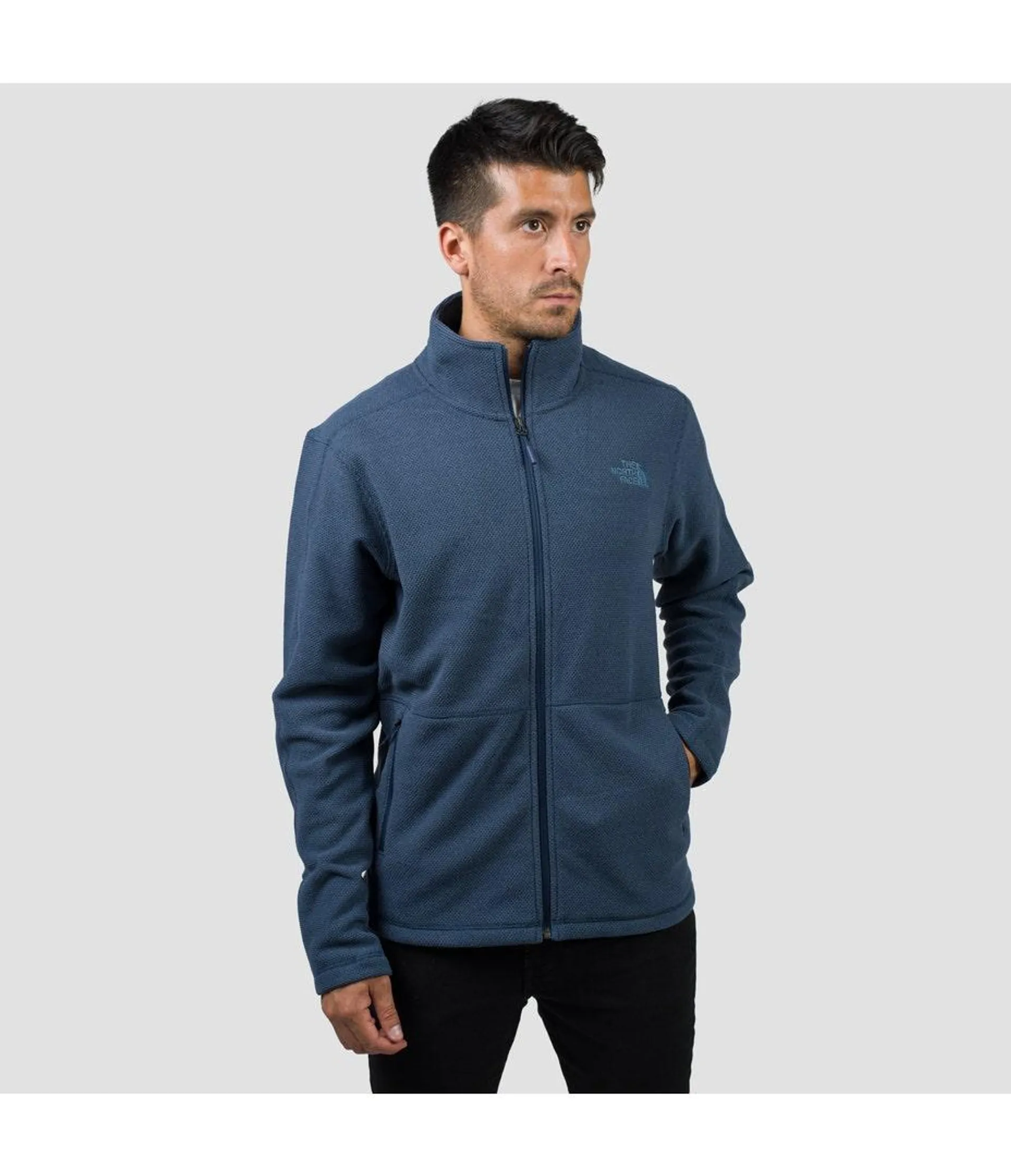 POLAR TEXTURE CAP ROCK FULL ZIP HOMBRE