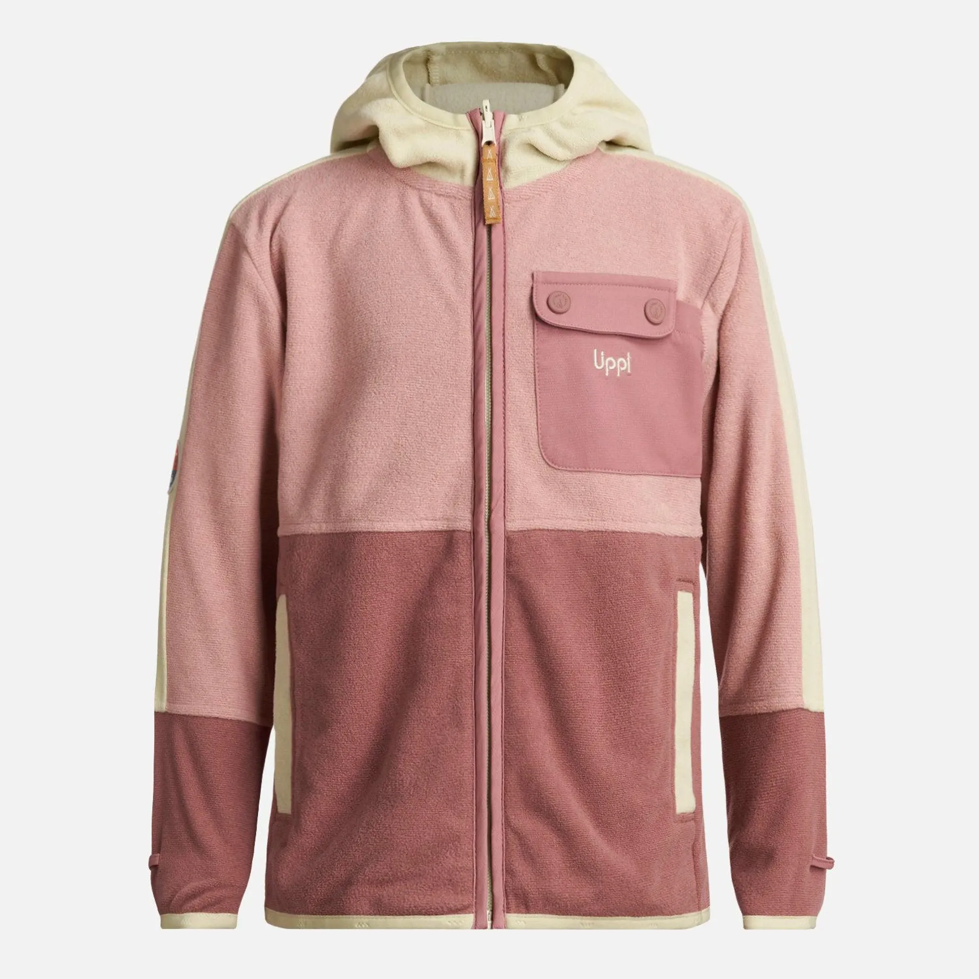 Poleron Niña FirePlace Hoody Sweatshirt Rosa Lippi