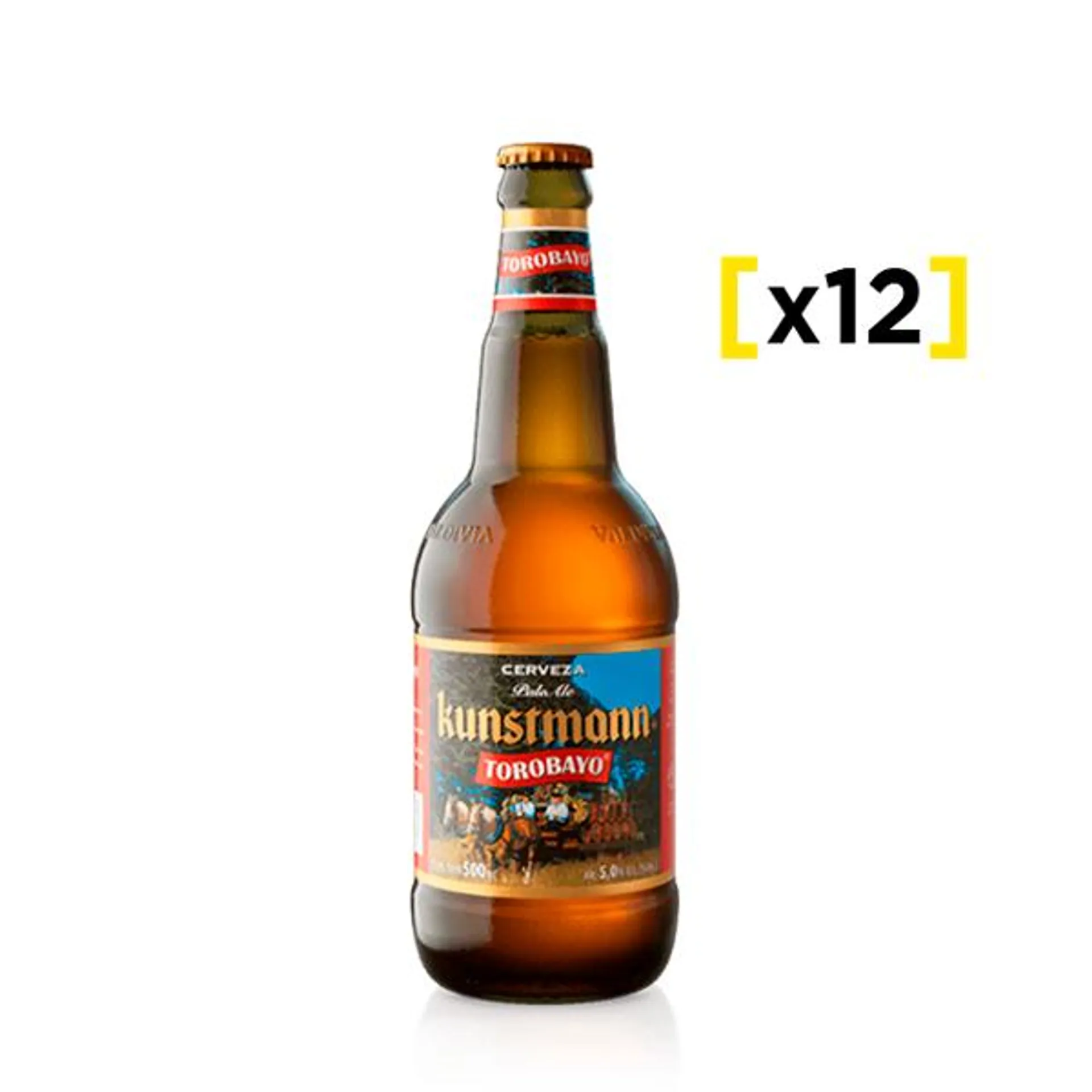 Cerveza Kunstmann Torobayo botella 500 CC x12