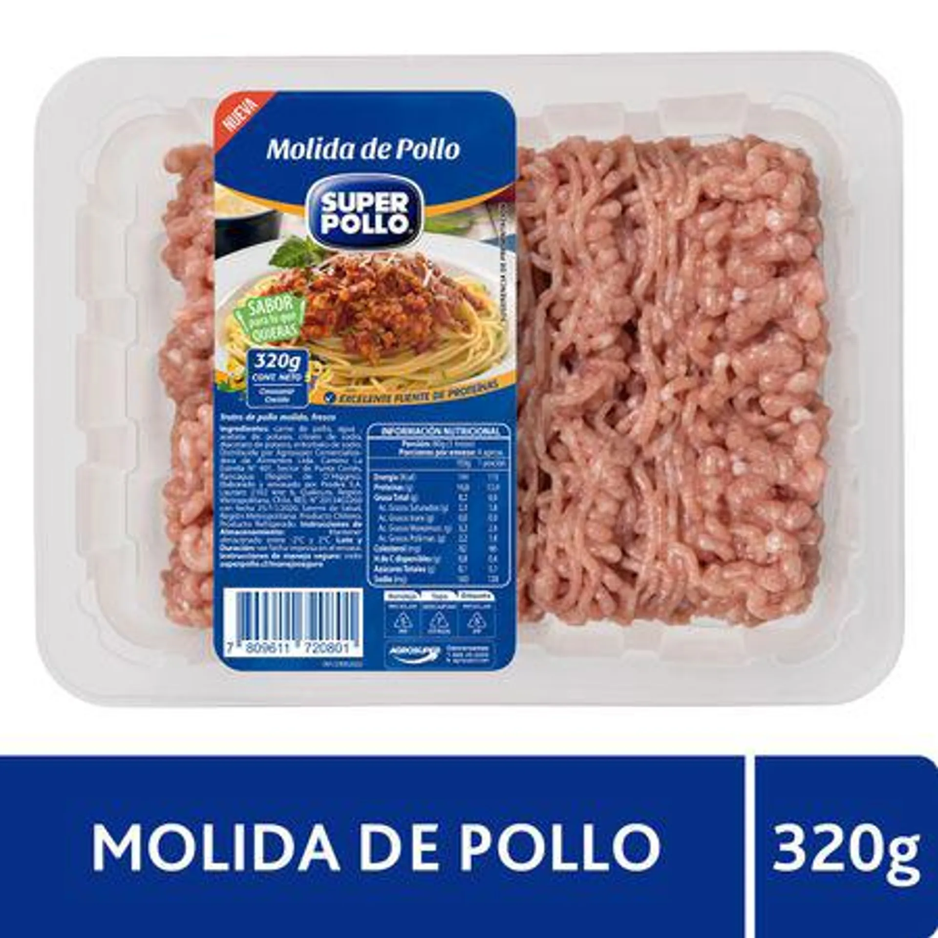 Carne Molida Pollo 320 g