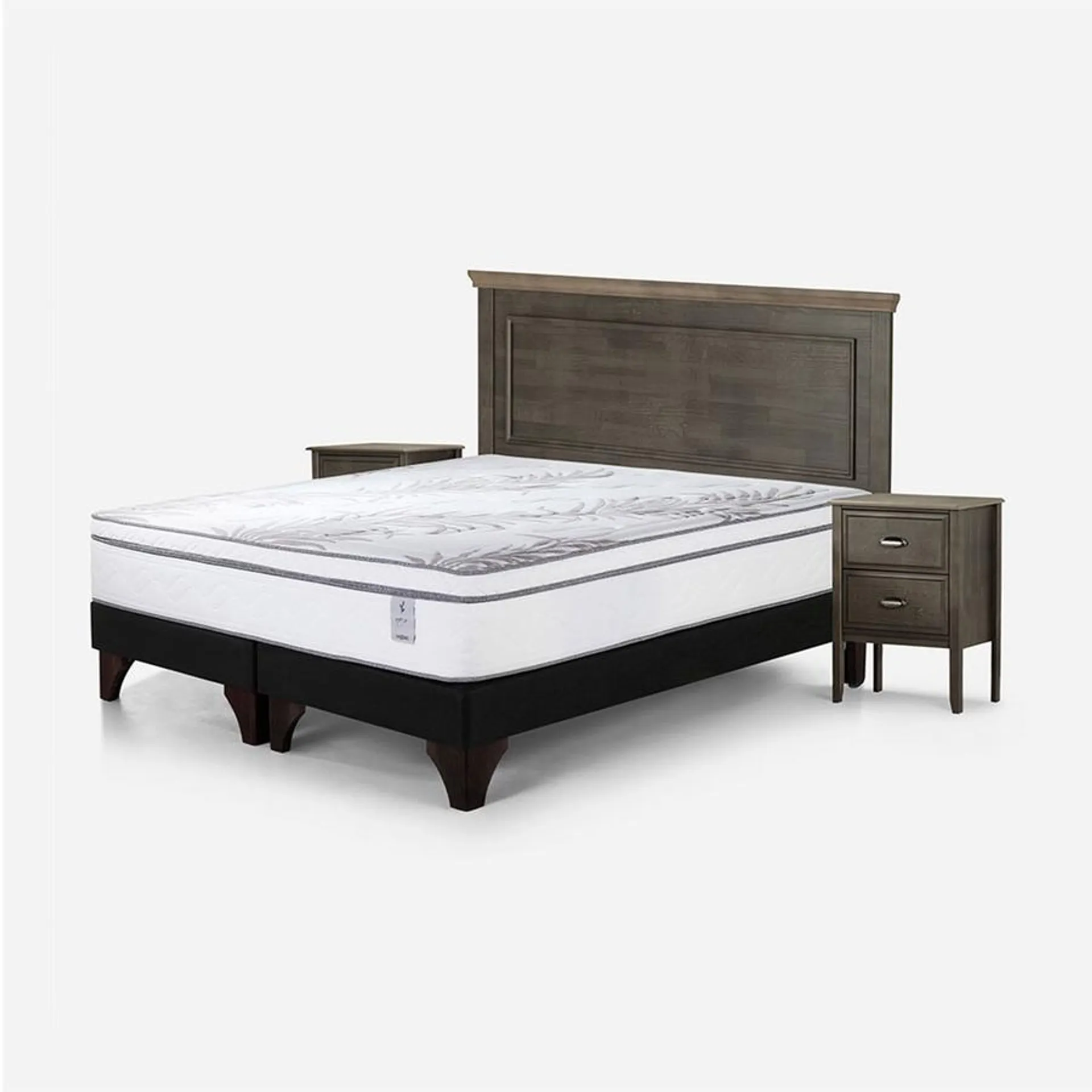 Cama Neo Plus 2 Plazas + Muebles Anna