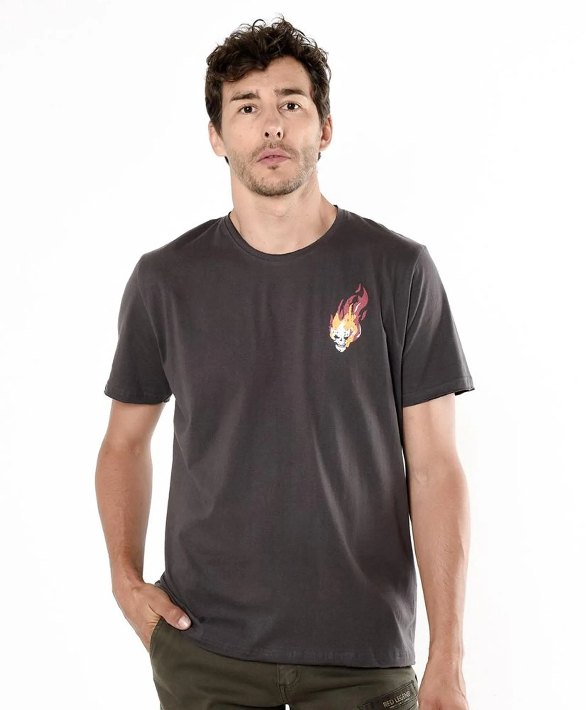 Polera hombre fuego