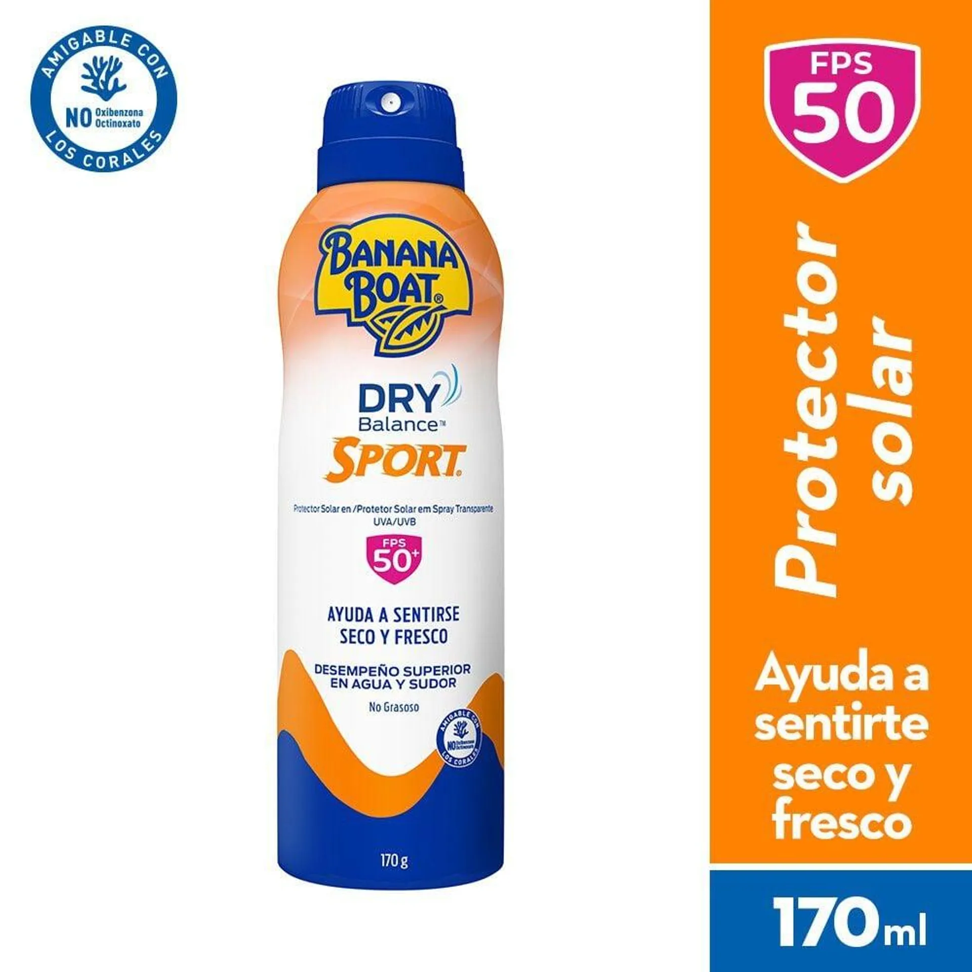 Protector Solar Dry Balance Sport Fps 50 Spray 51 grs