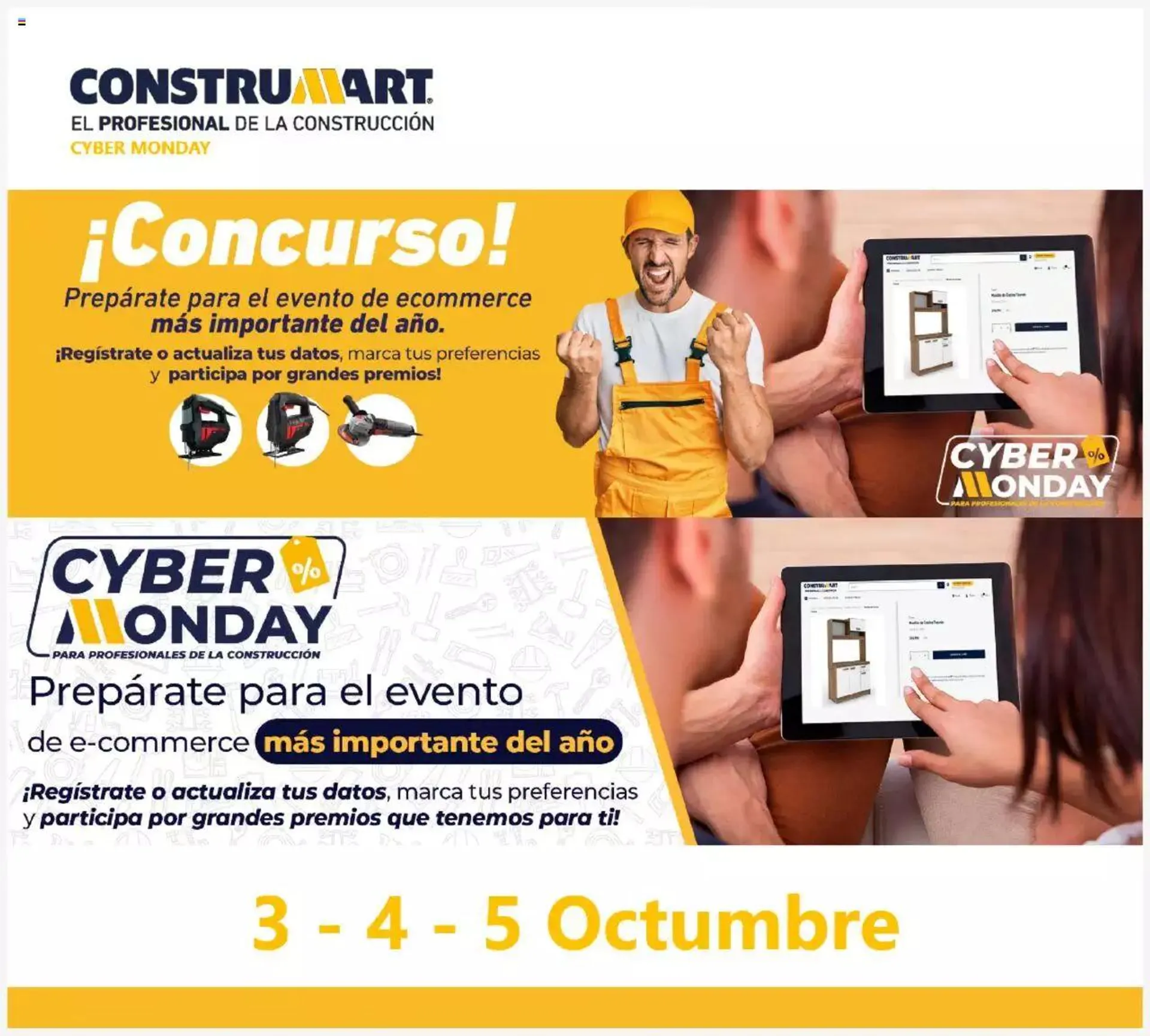Construmart - Cyber Monday Aviso - 0